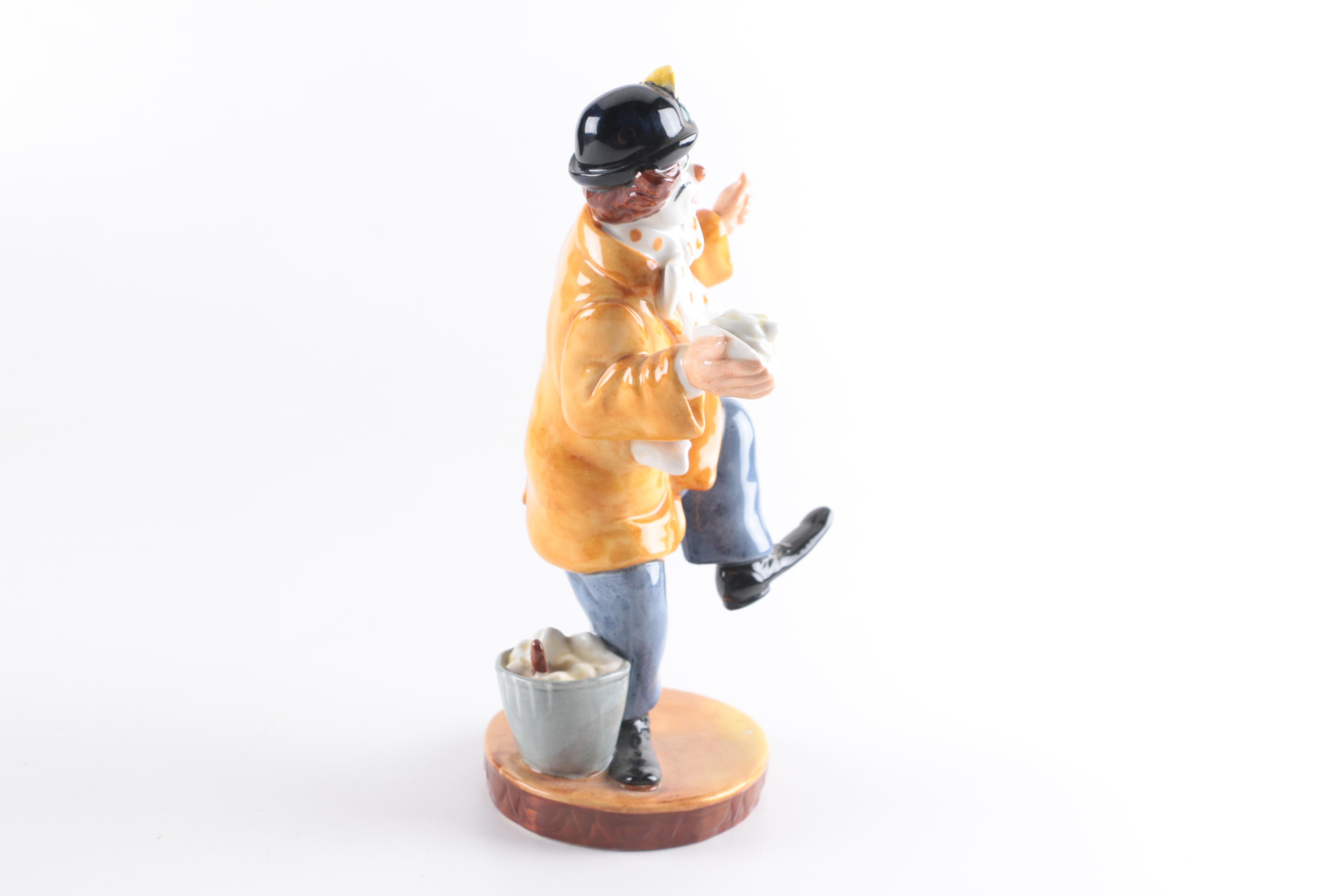 1978 Royal Doulton "The Clown" Porcelain Figurine