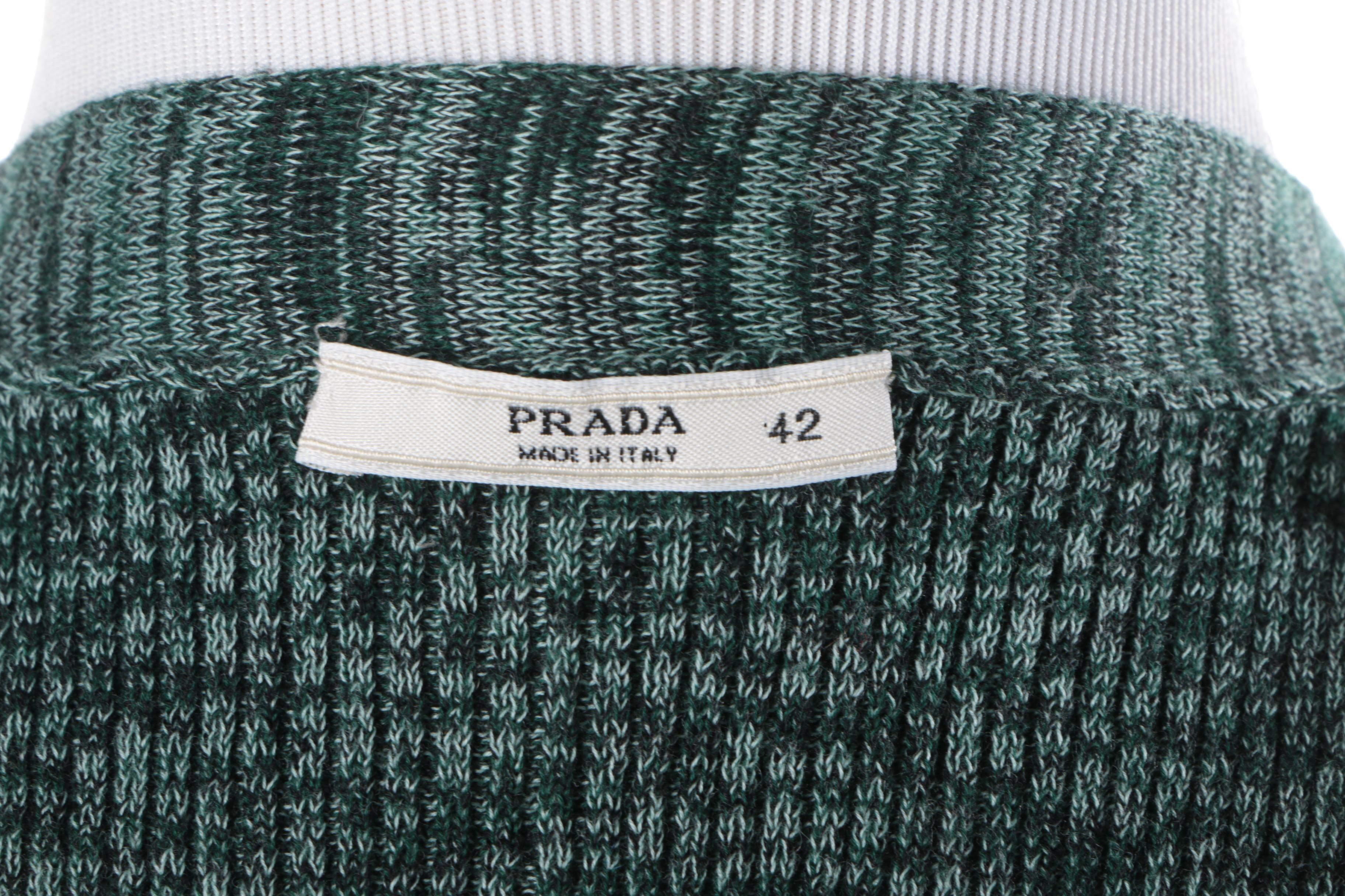Women's Prada Sleeveless Knit Cardigan