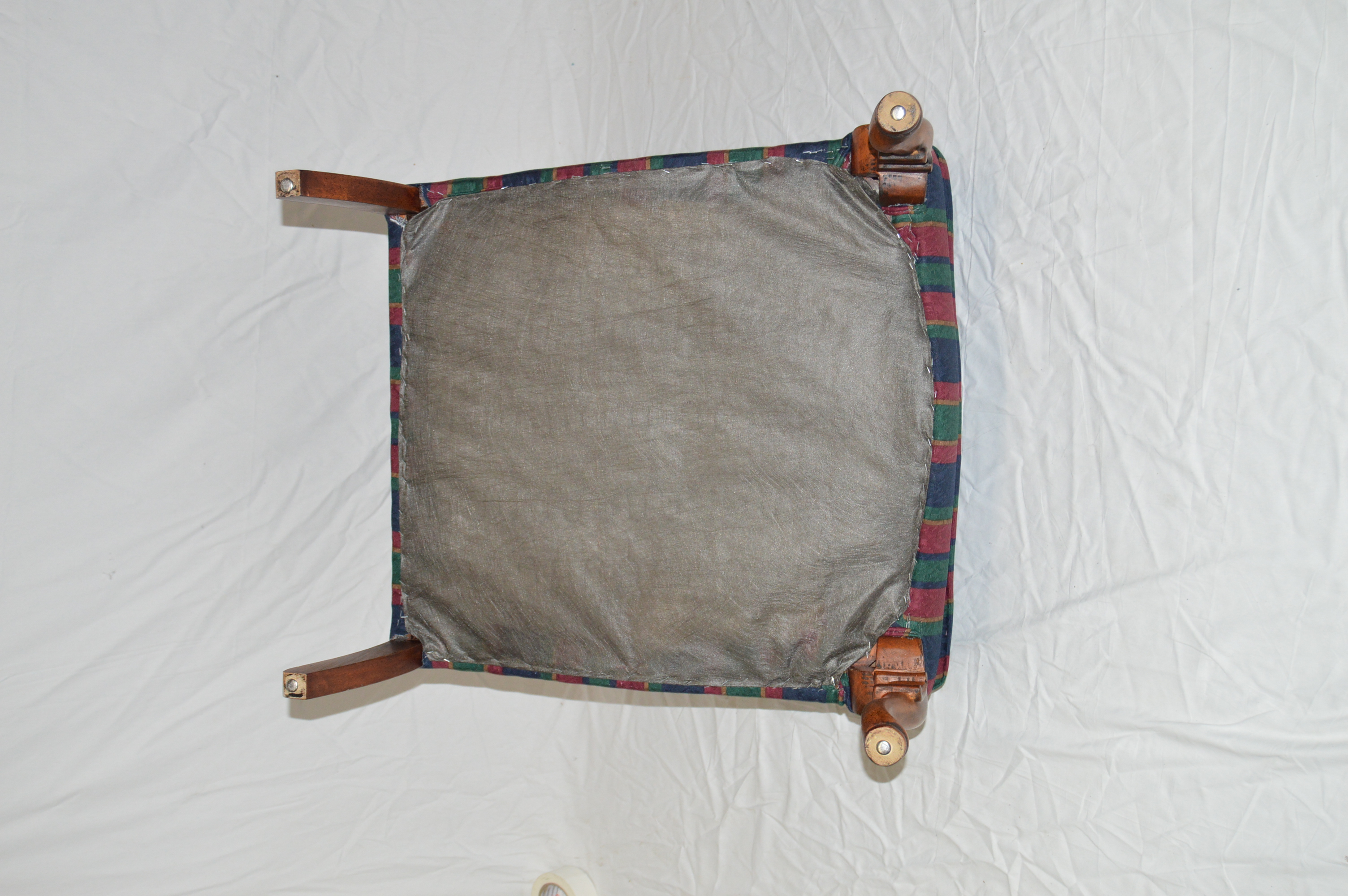 Striped Wingback Chairs