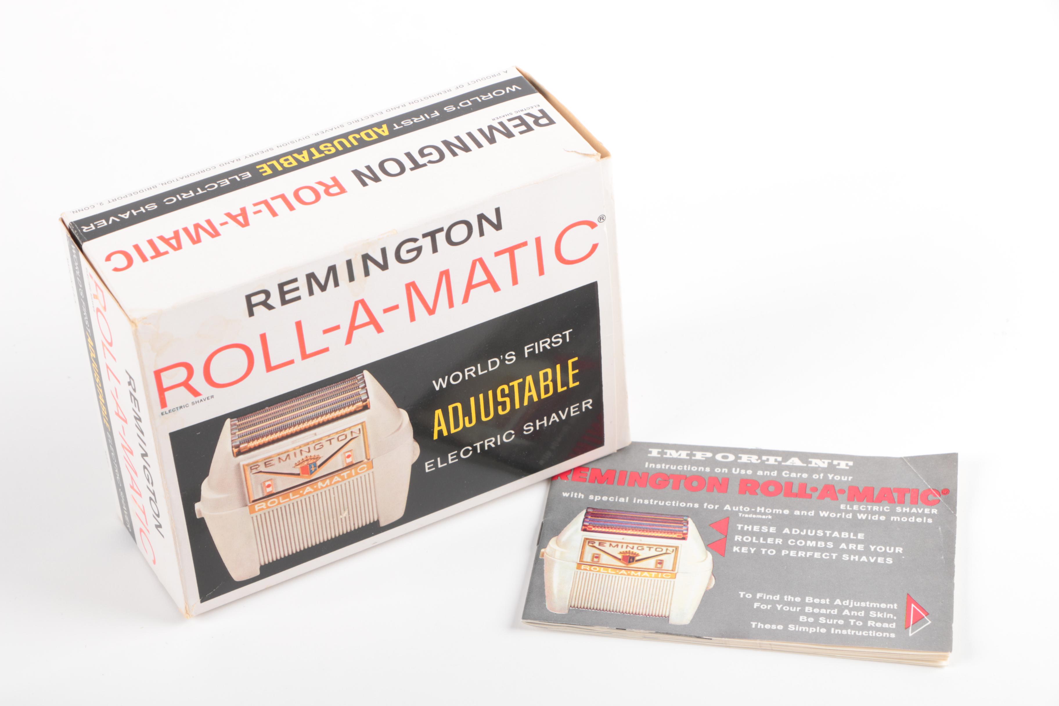 Vintage Remington Electric Shavers with Lady Michelle Jewelry Cleaner