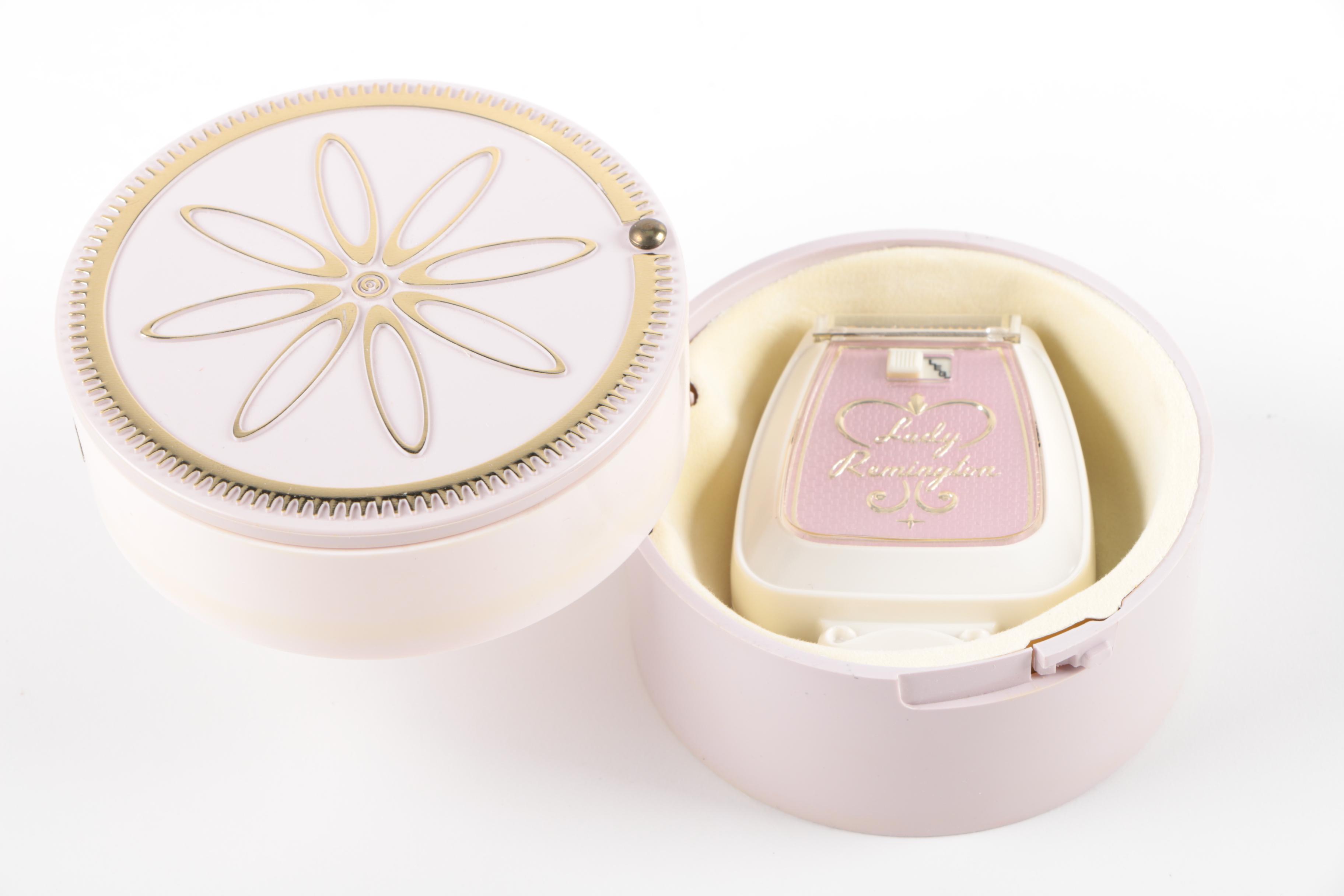 Vintage Remington Electric Shavers with Lady Michelle Jewelry Cleaner