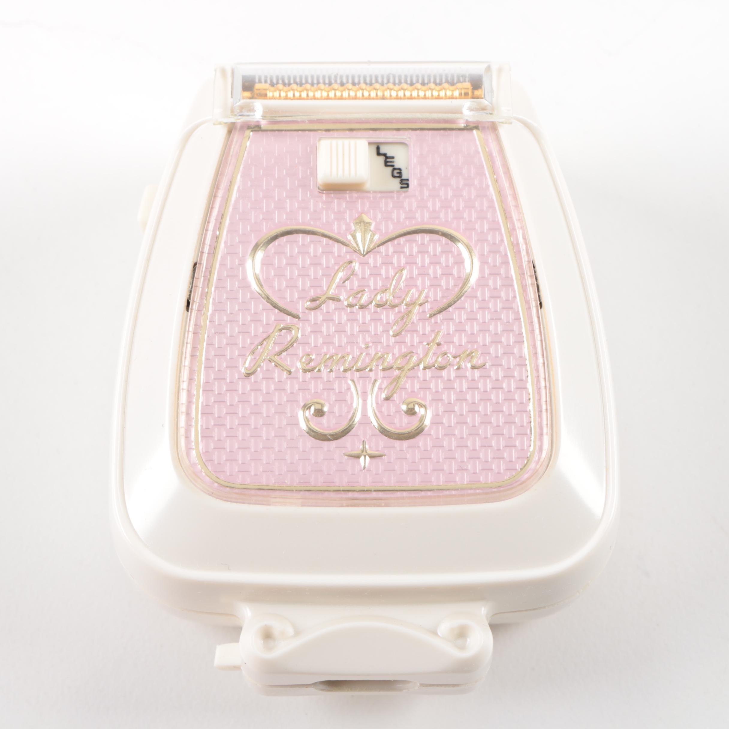 Vintage Remington Electric Shavers with Lady Michelle Jewelry Cleaner