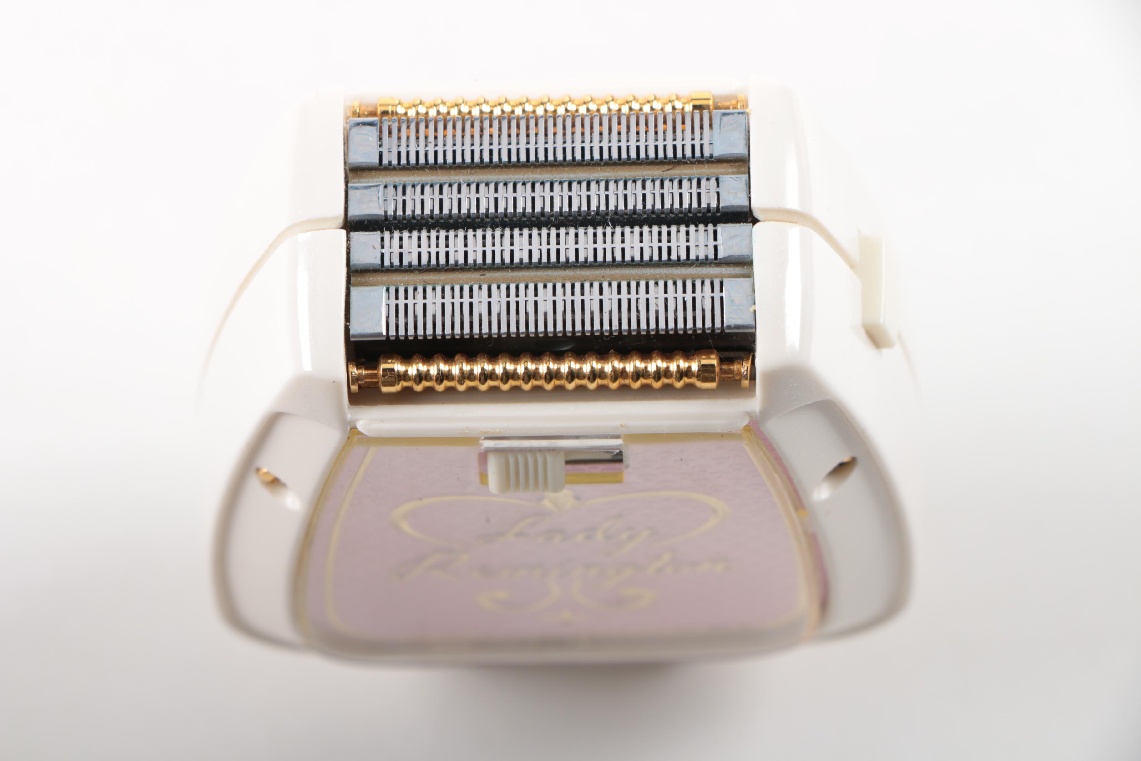 Vintage Remington Electric Shavers with Lady Michelle Jewelry Cleaner