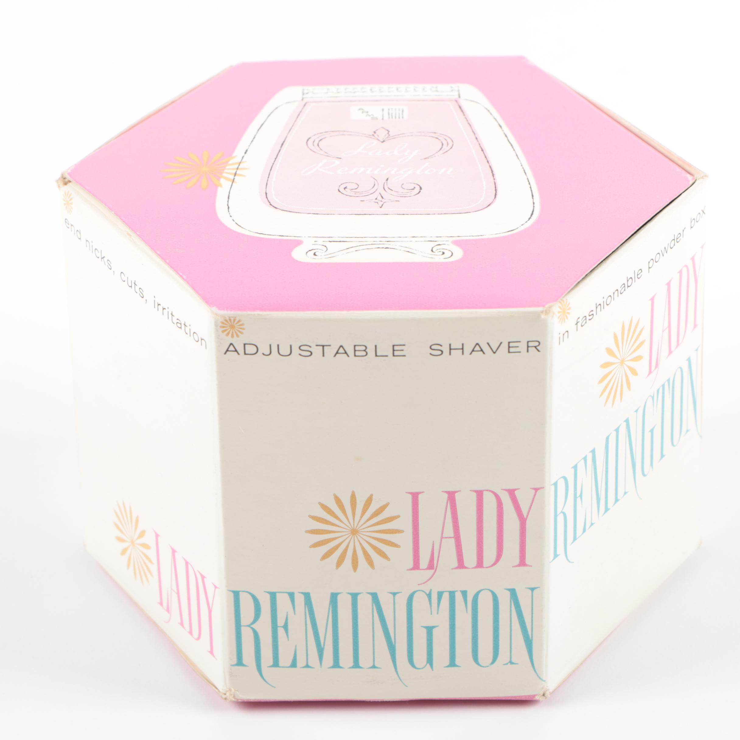 Vintage Remington Electric Shavers with Lady Michelle Jewelry Cleaner