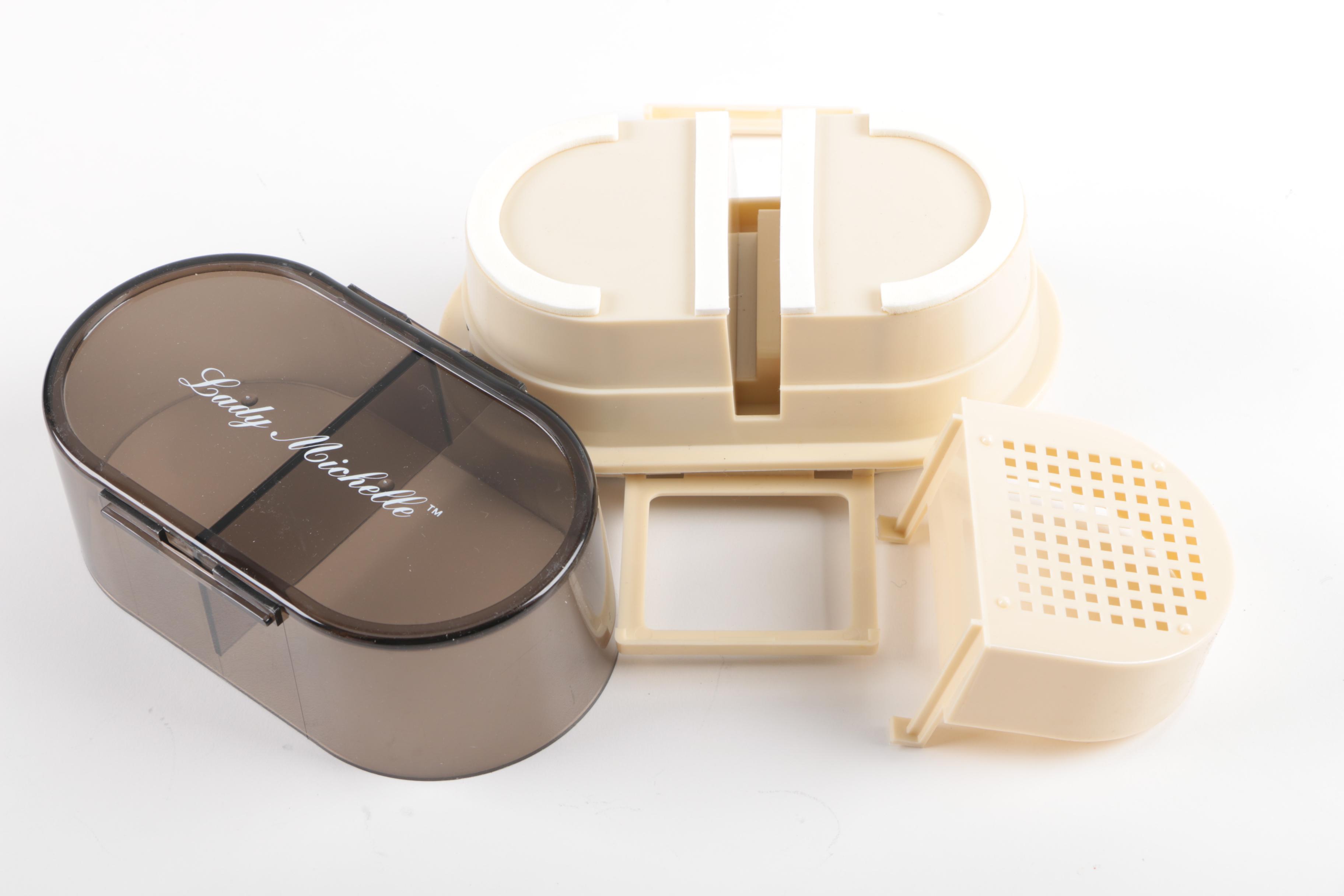 Vintage Remington Electric Shavers with Lady Michelle Jewelry Cleaner