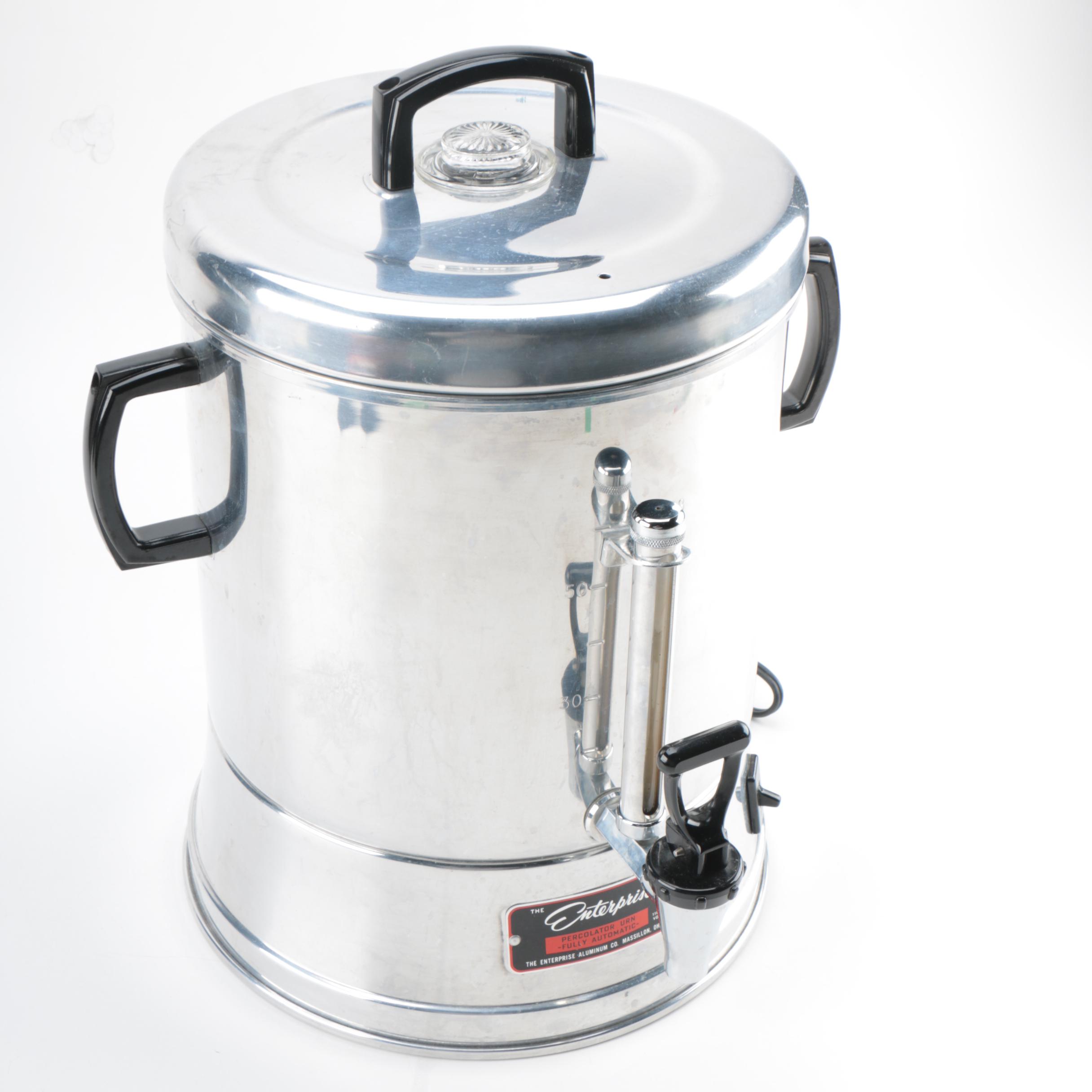 Enterprise Electric Coffee Percolator Urn