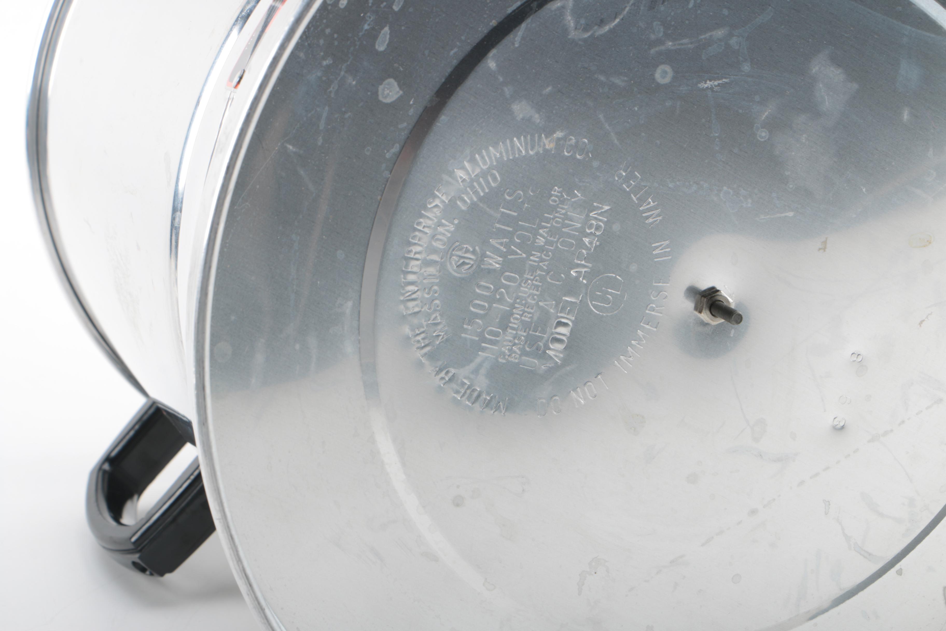 Enterprise Electric Coffee Percolator Urn