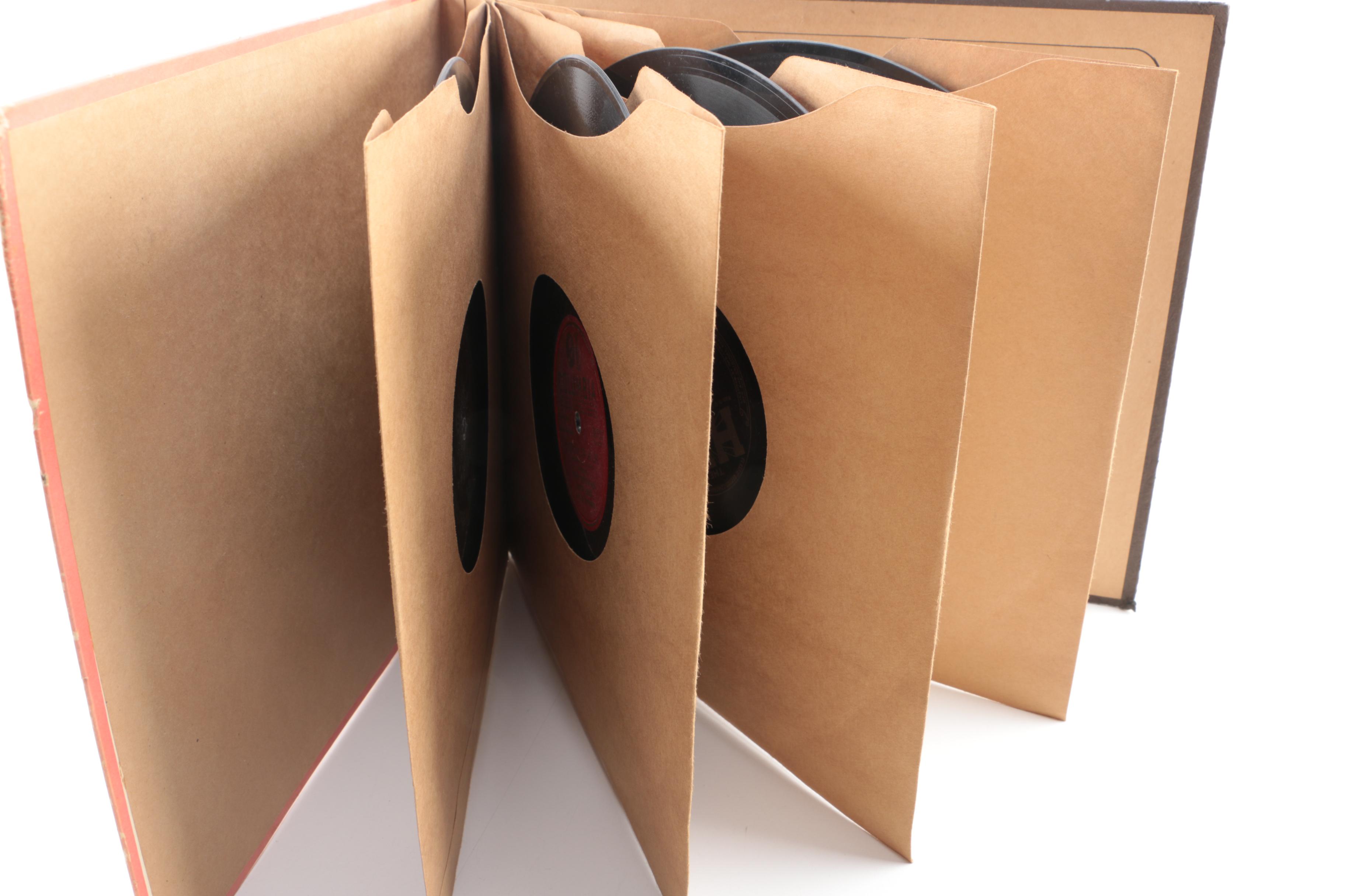 Vintage 78 RPM Big Band Record Albums