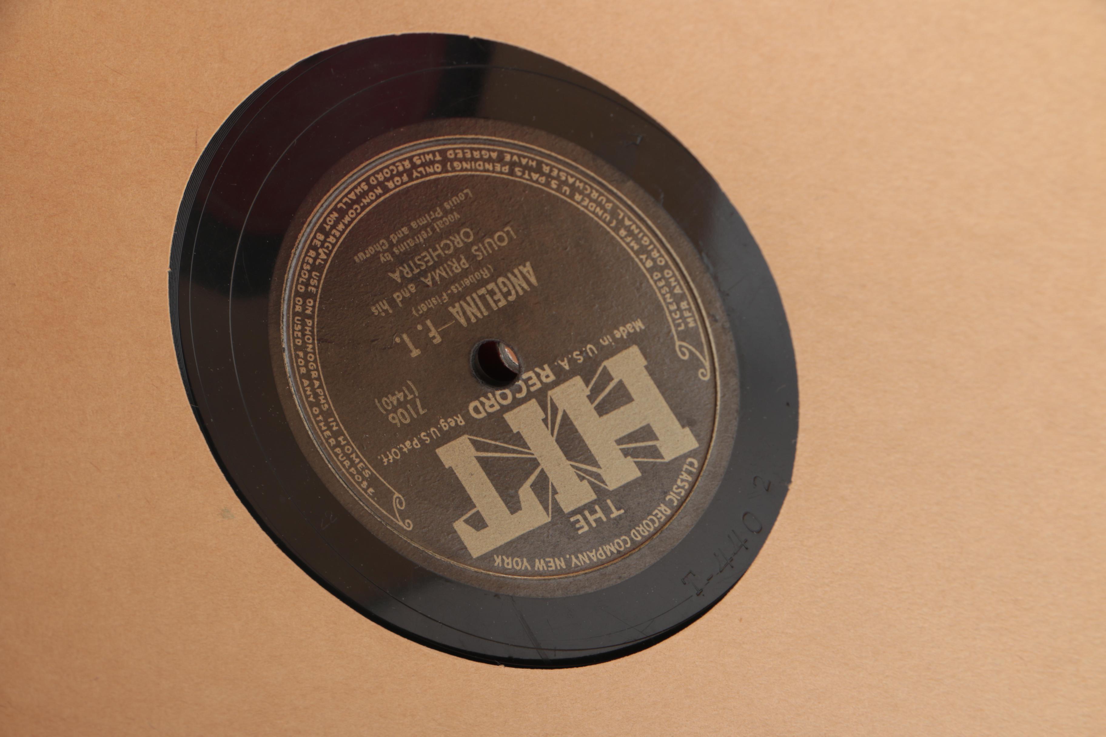 Vintage 78 RPM Big Band Record Albums