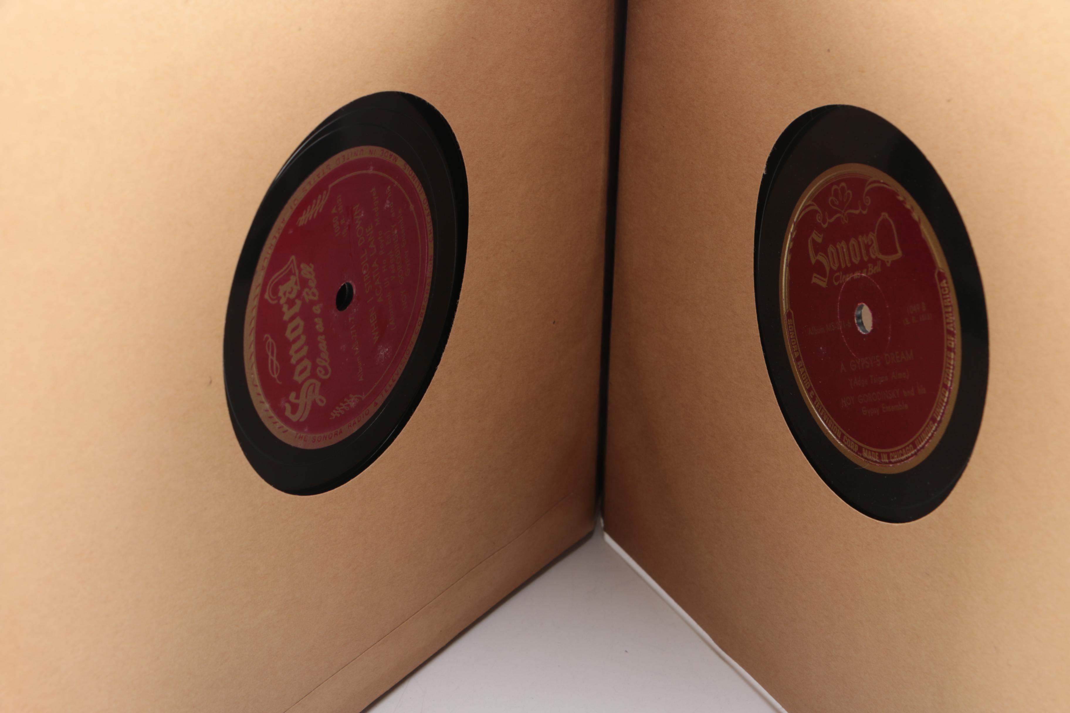 Vintage 78 RPM Big Band Record Albums