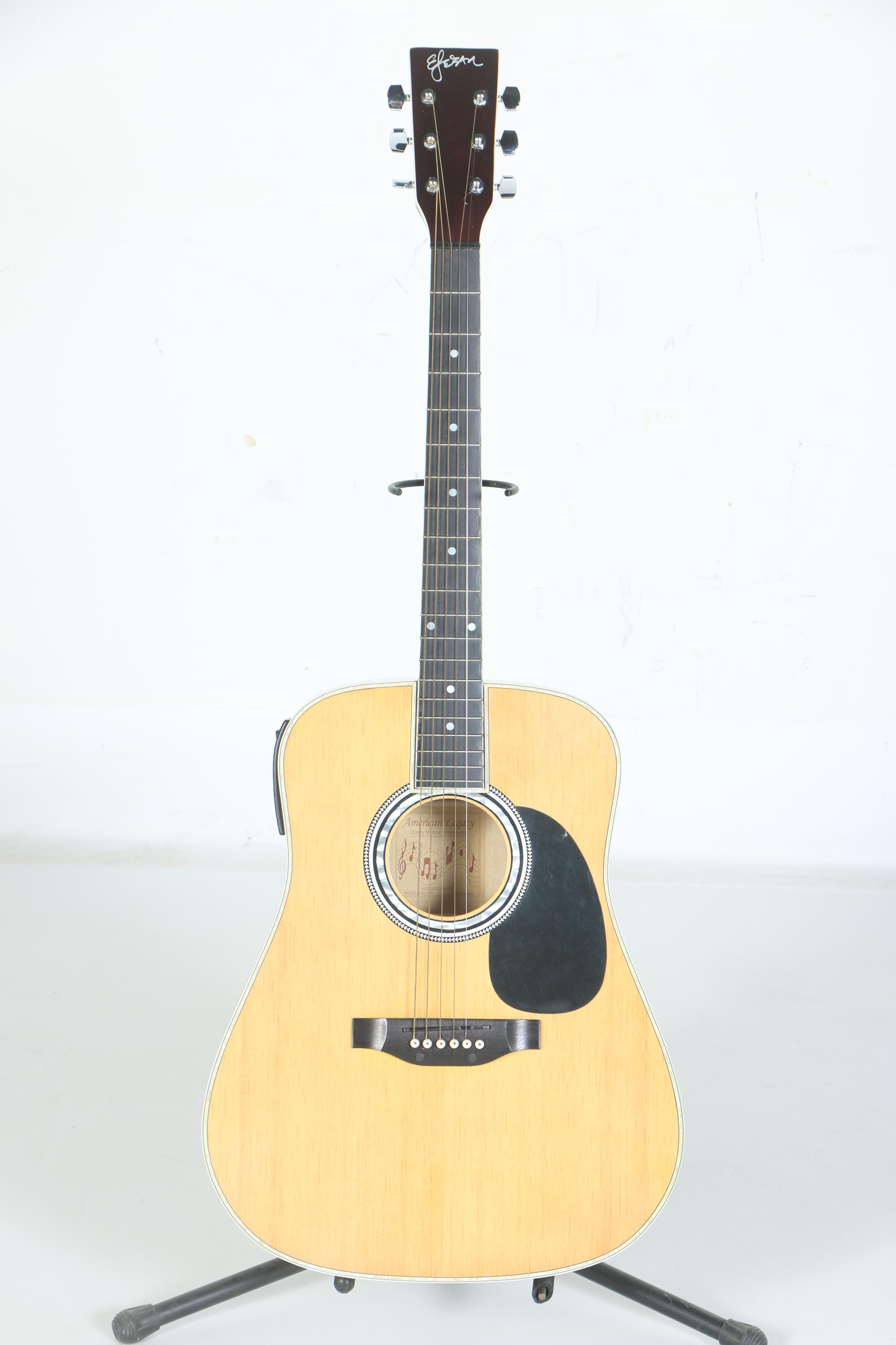 Esteban "American Legacy" AL-100 Acoustic-Electric Guitar with Case and Tuner