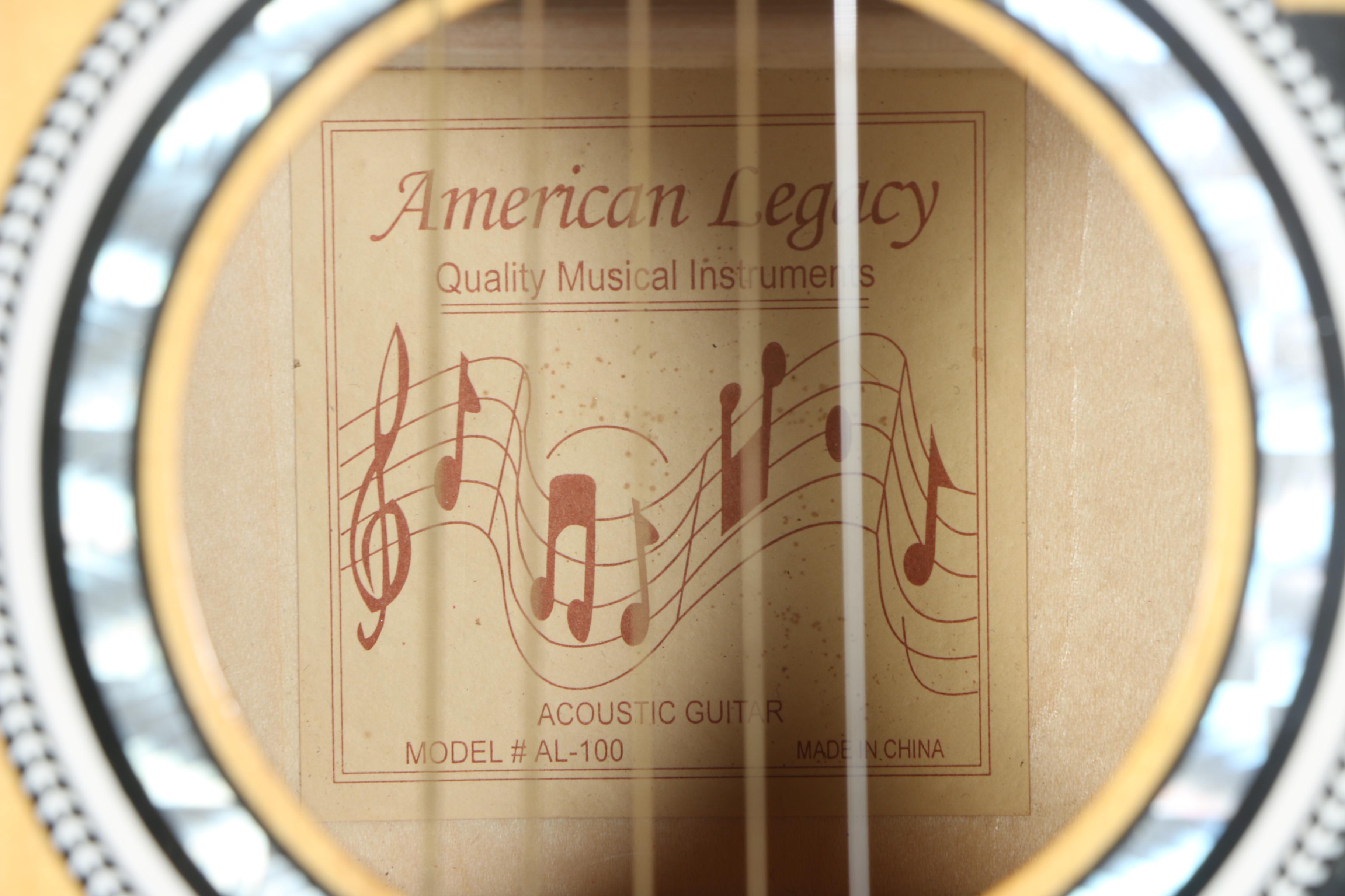 Esteban "American Legacy" AL-100 Acoustic-Electric Guitar with Case and Tuner