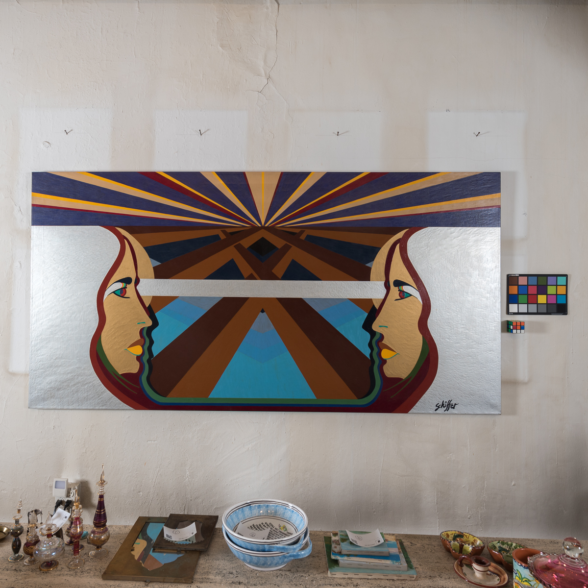 Bill Schiffer Acrylic Painting