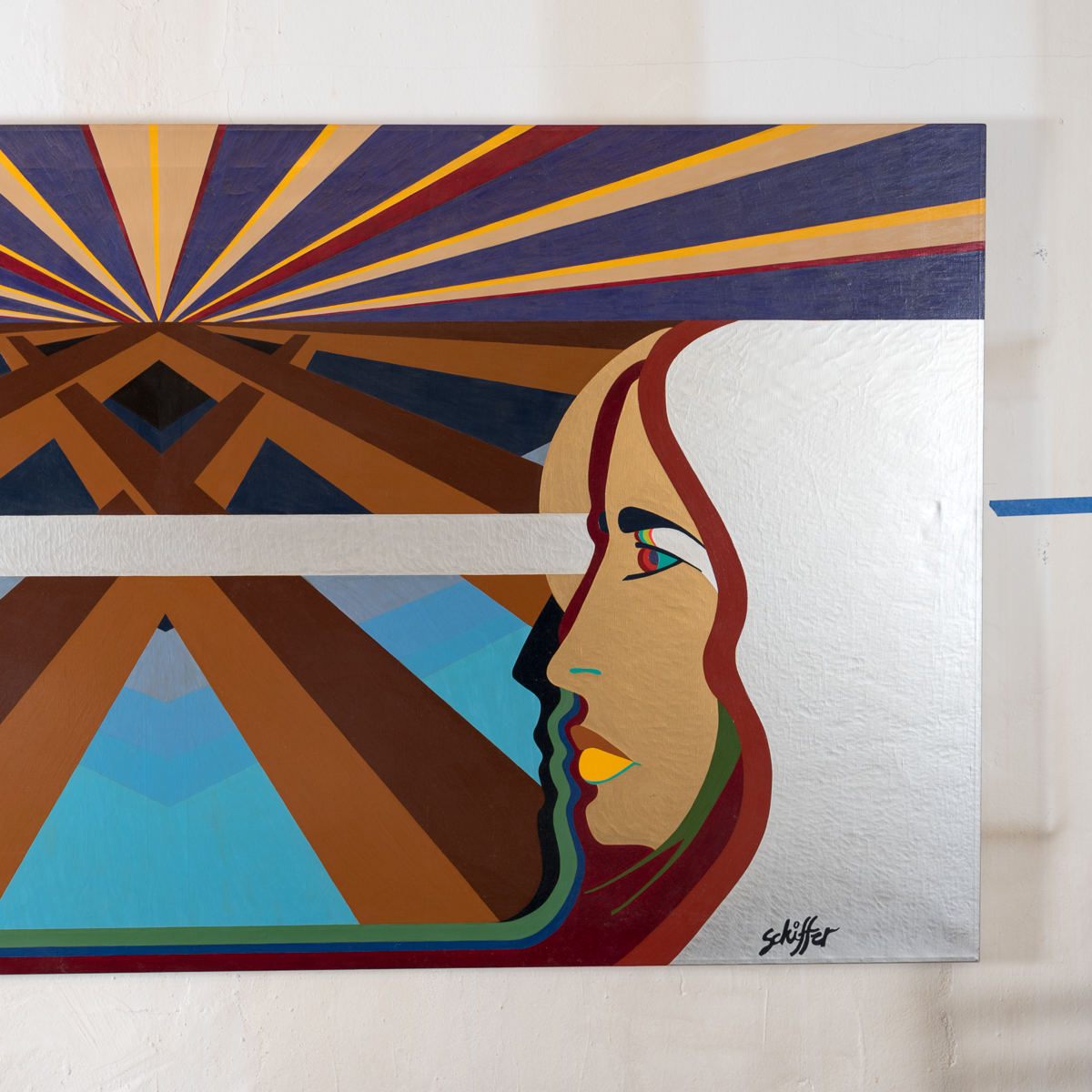 Bill Schiffer Acrylic Painting