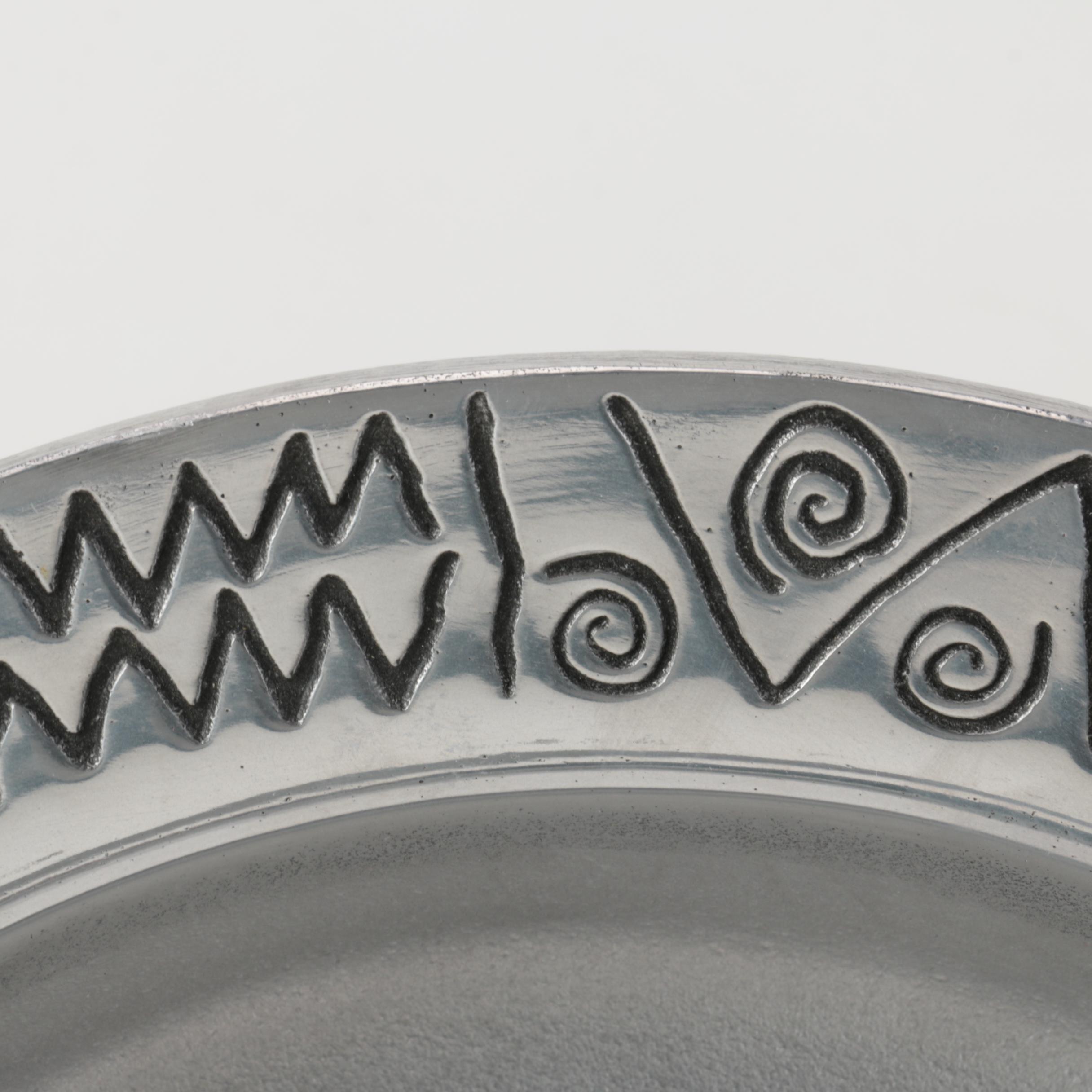 Wilton Armetale "Majolica" Salad Set and "Reggae" Pie Plate