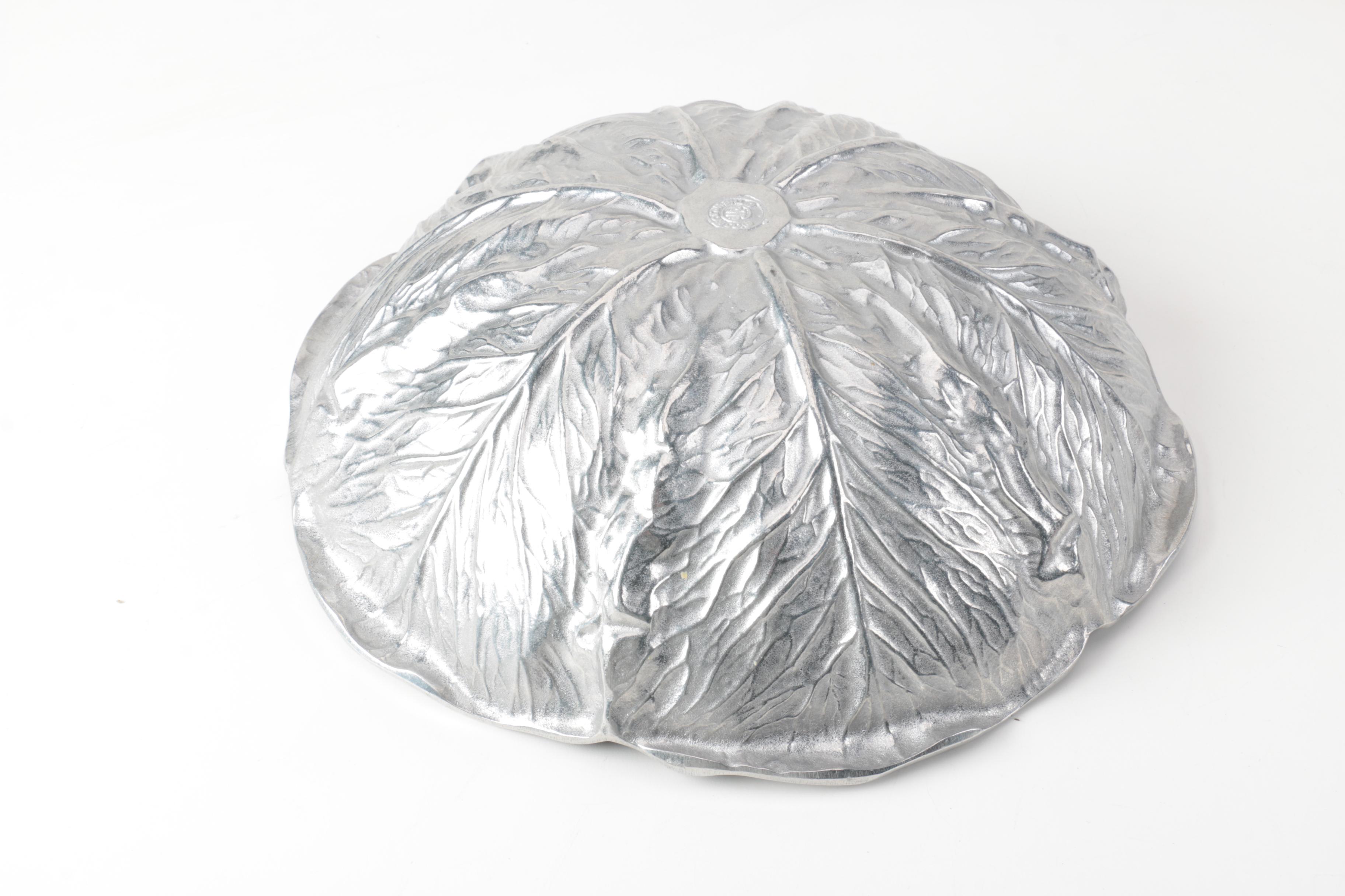 Wilton Armetale "Majolica" Salad Set and "Reggae" Pie Plate