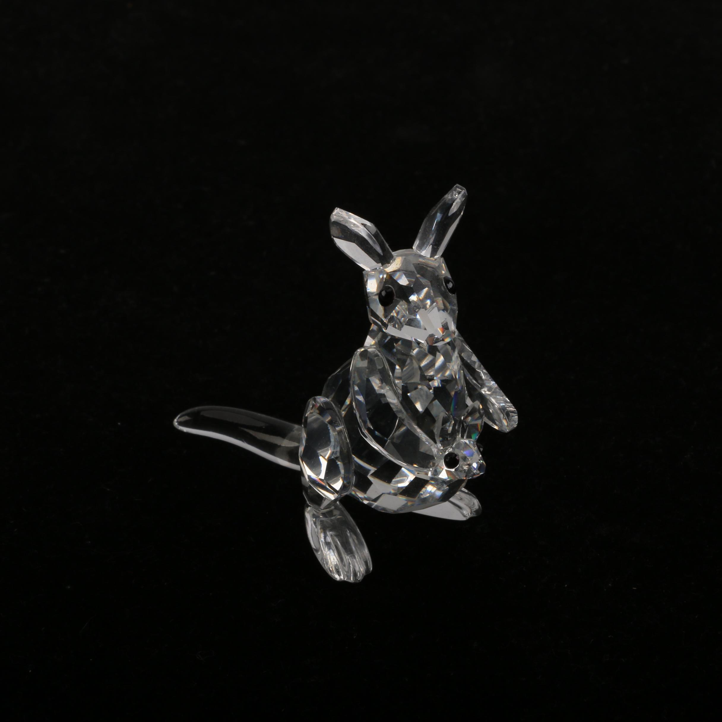Swarovski Crystal Kangaroo Figurine