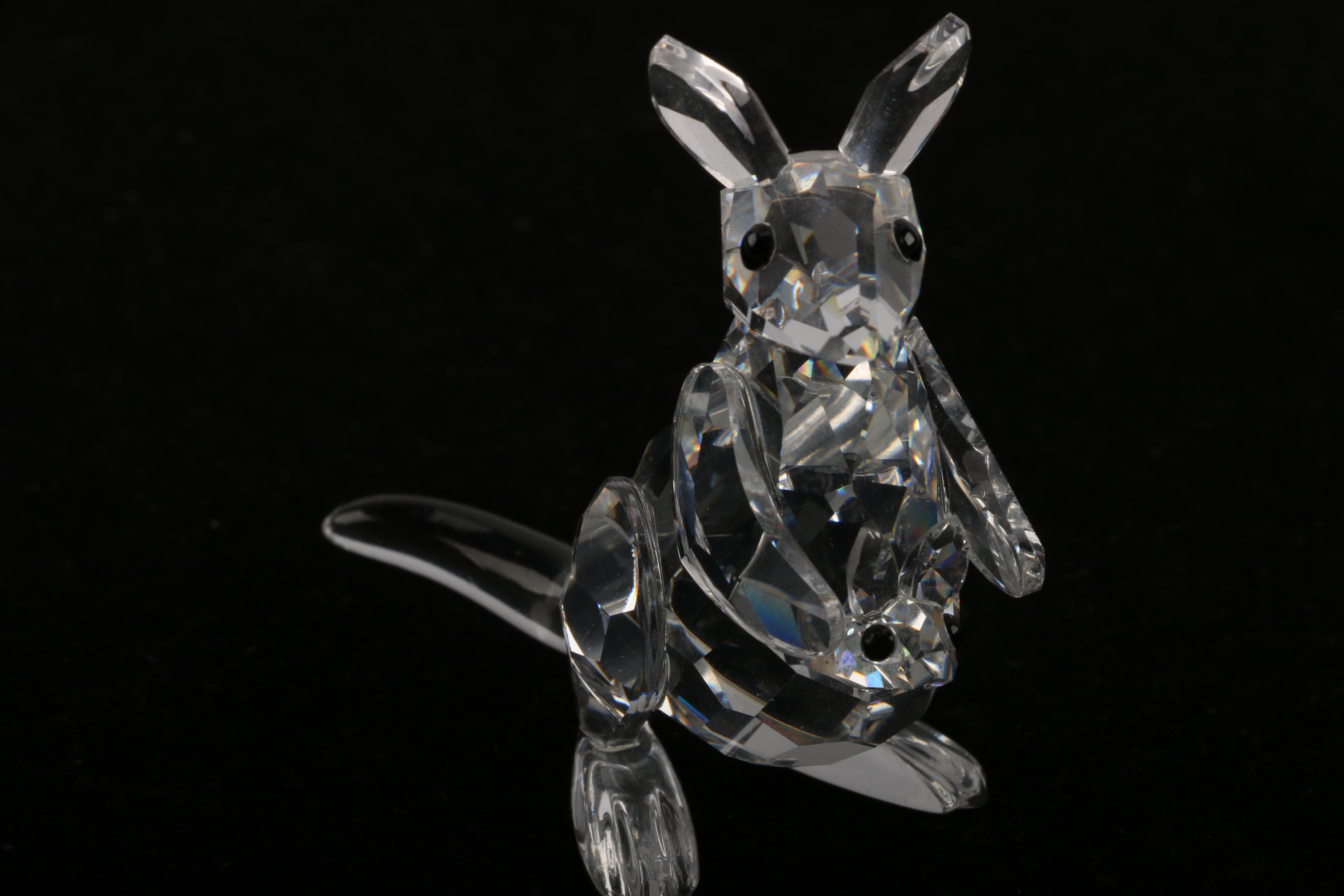 Swarovski Crystal Kangaroo Figurine