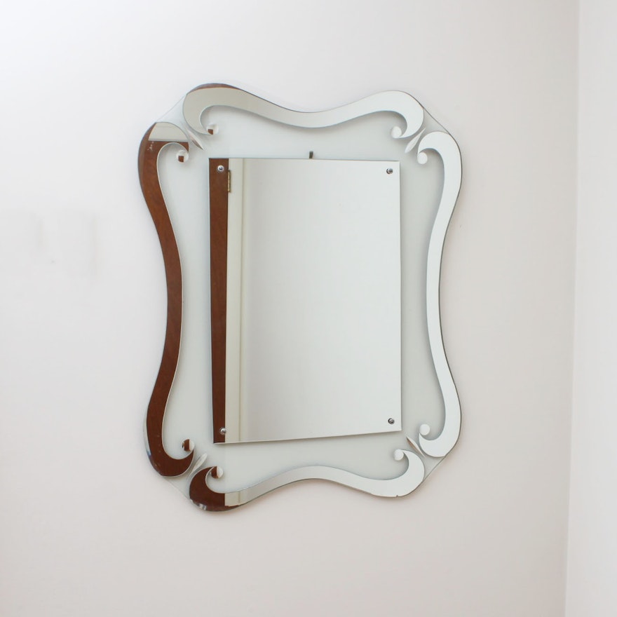 Art Nouveau Style Wall Mirror