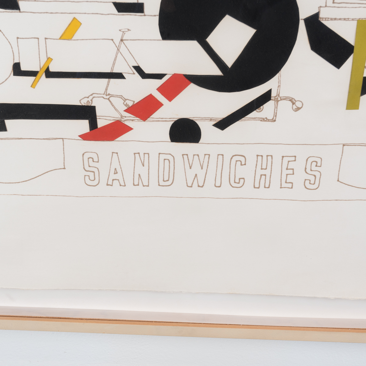 Bill Schiffer Mixed Media Collage "West Broadway Boogie"