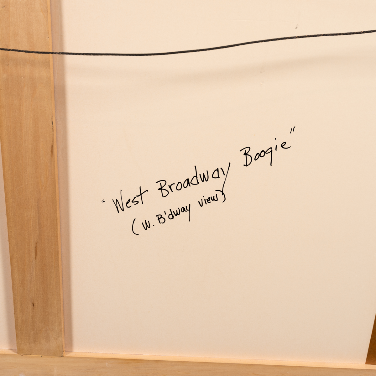 Bill Schiffer Mixed Media Collage "West Broadway Boogie"