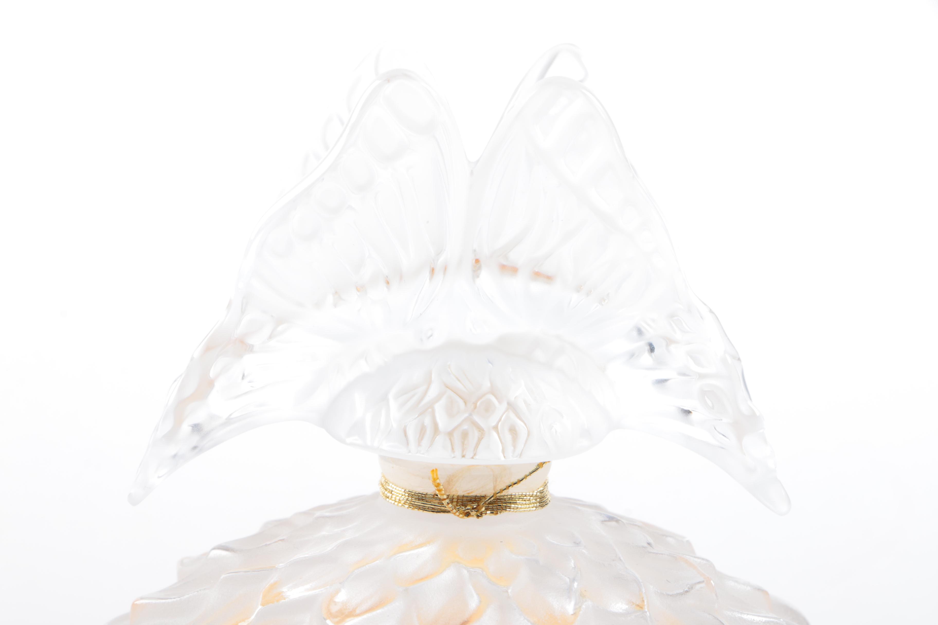 Lalique Flacon 2003 "Butterfly" Perfume Bottle
