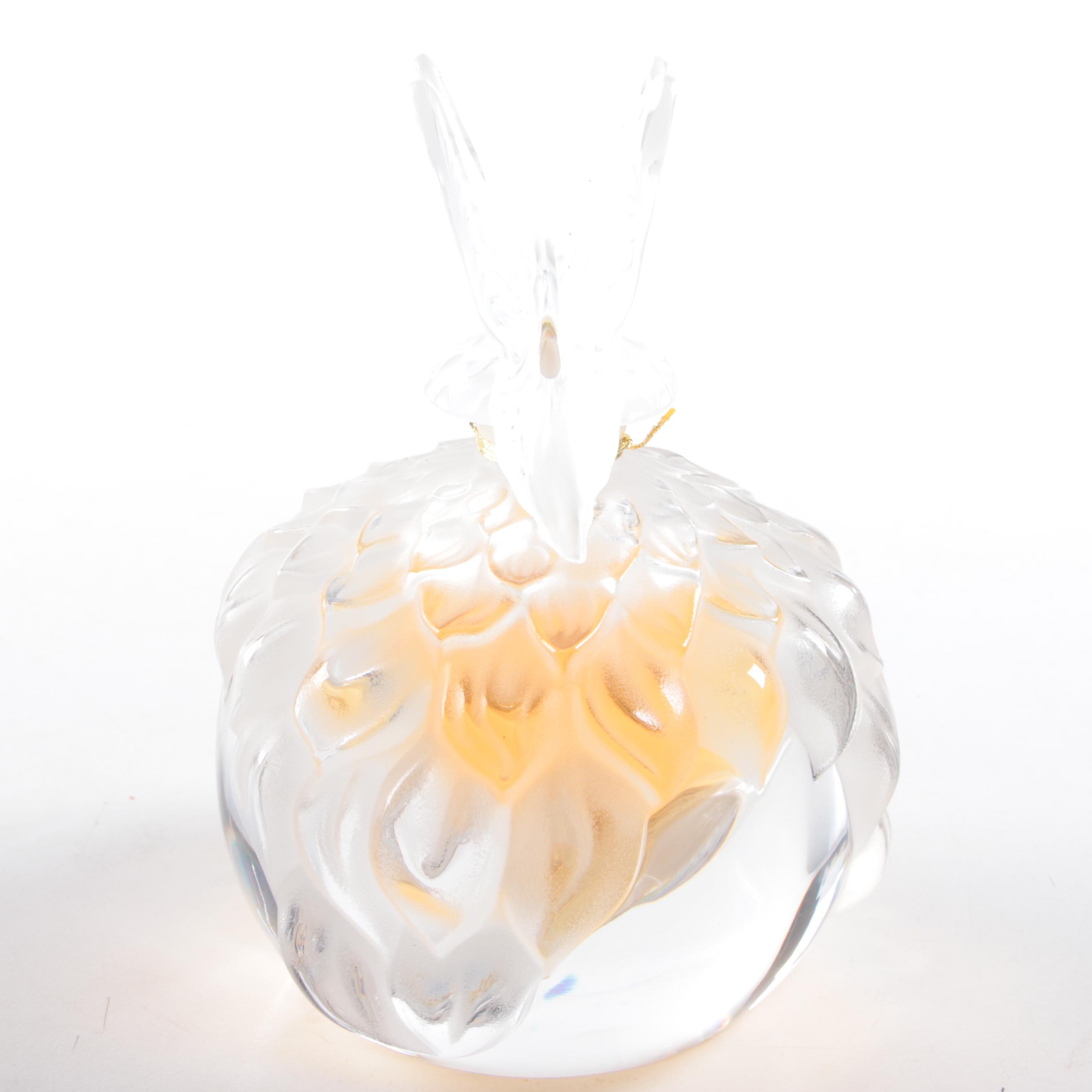 Lalique Flacon 2003 "Butterfly" Perfume Bottle