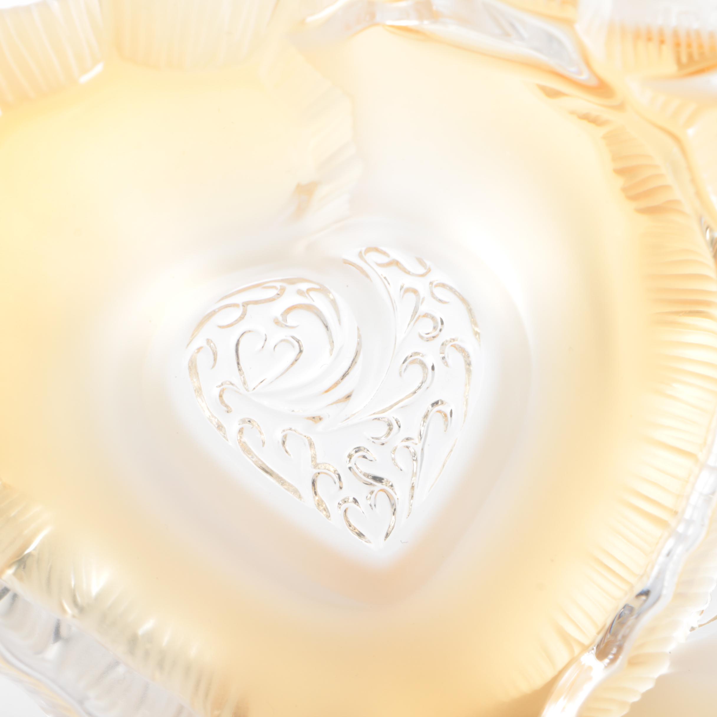 Lalique Flacon Collection Edition "Double Heart" Perfume Bottle