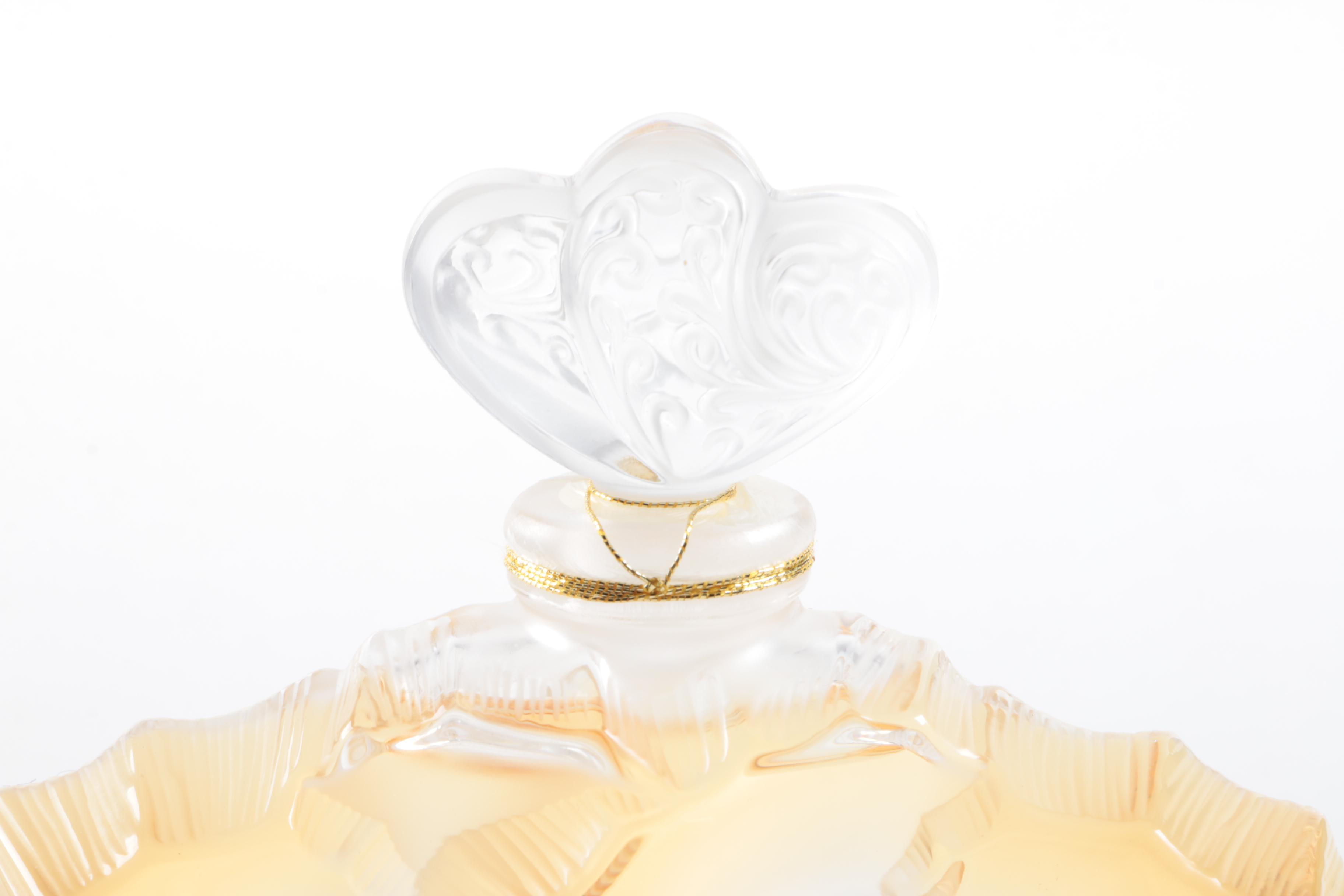 Lalique Flacon Collection Edition "Double Heart" Perfume Bottle