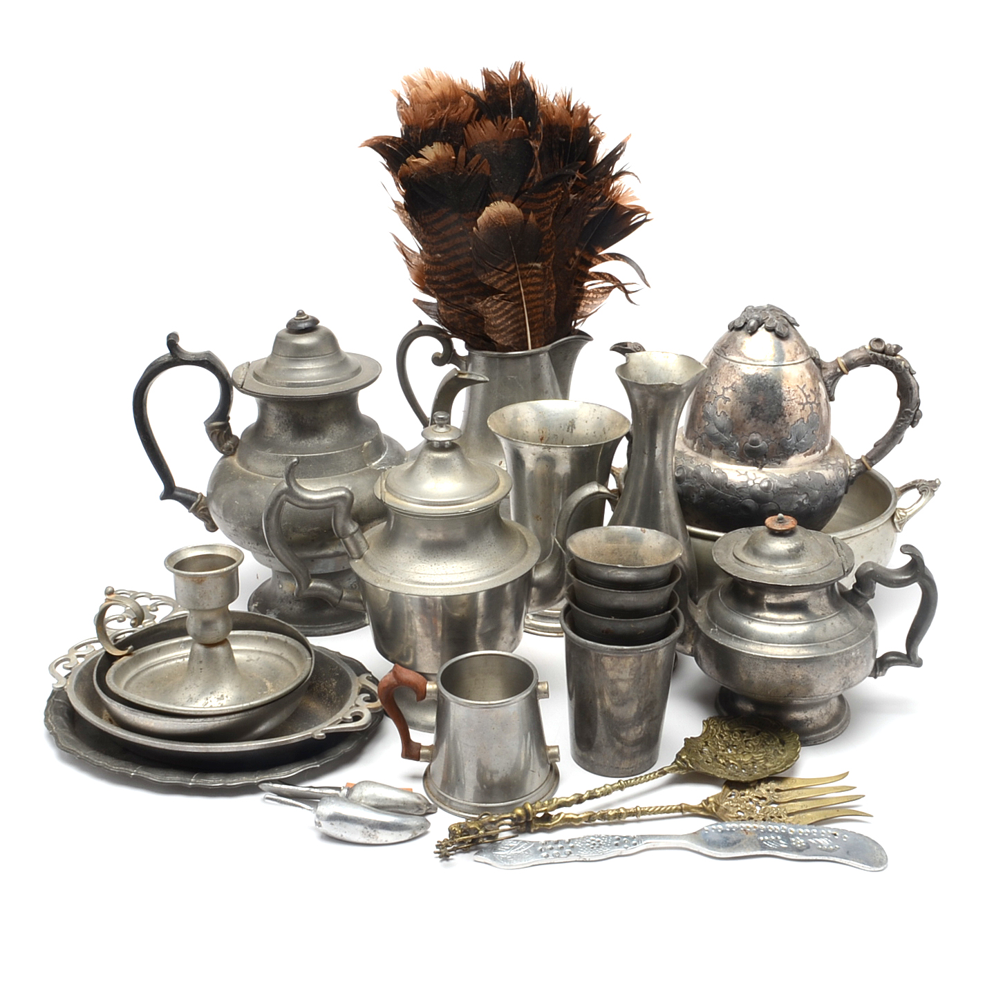 Collection of Pewterware