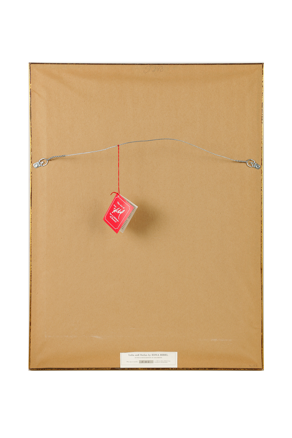 Offset Lithograph After Edna Hibel's "Luba and Stefan"