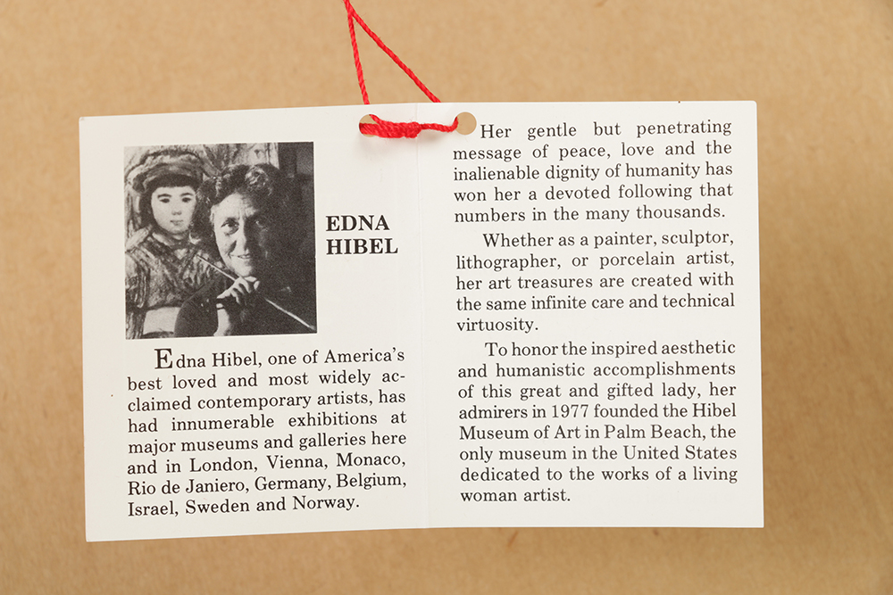 Offset Lithograph After Edna Hibel's "Luba and Stefan"