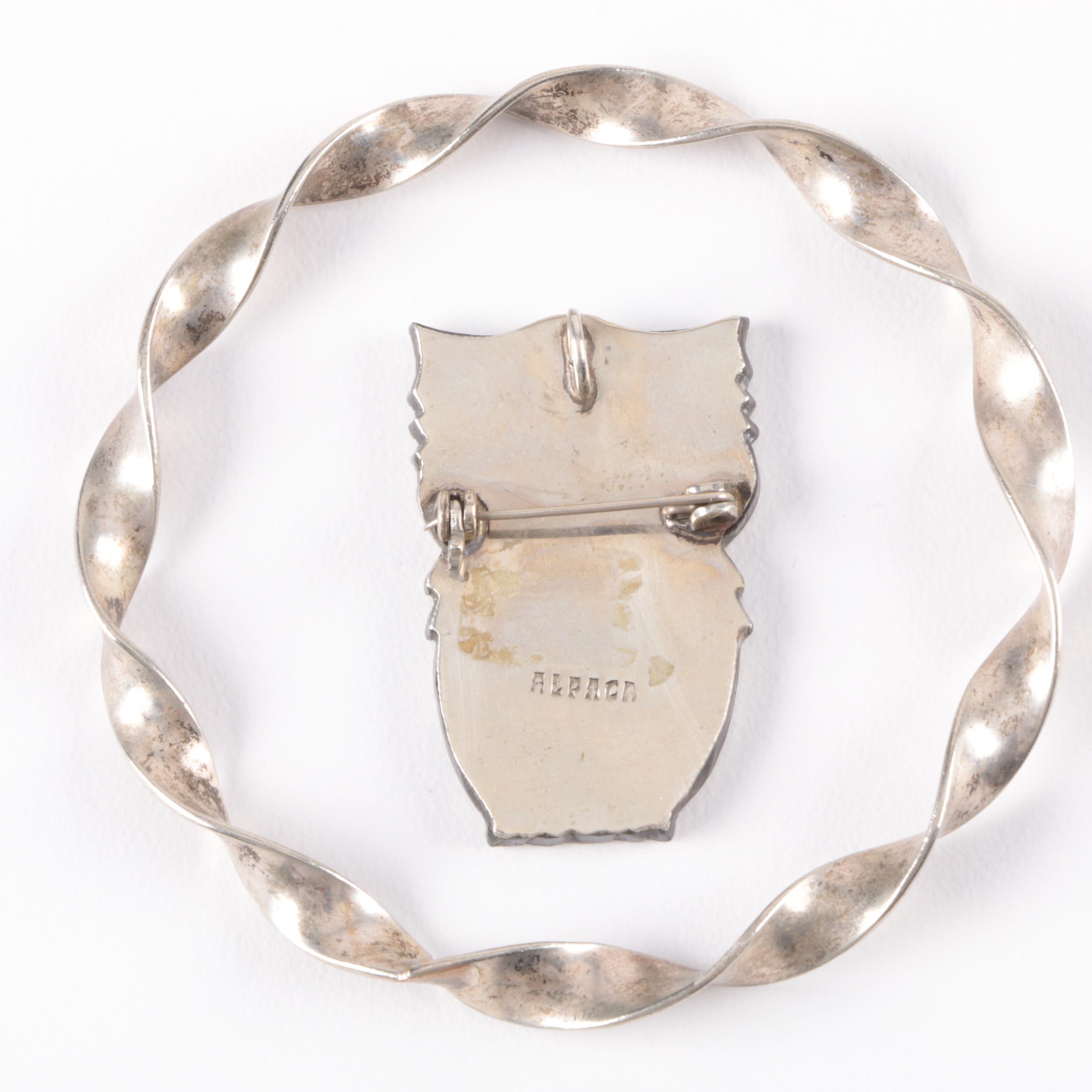 Jewelry Featuring Kirks Folly Cuff and Mexican Abalone Inlay Earrings