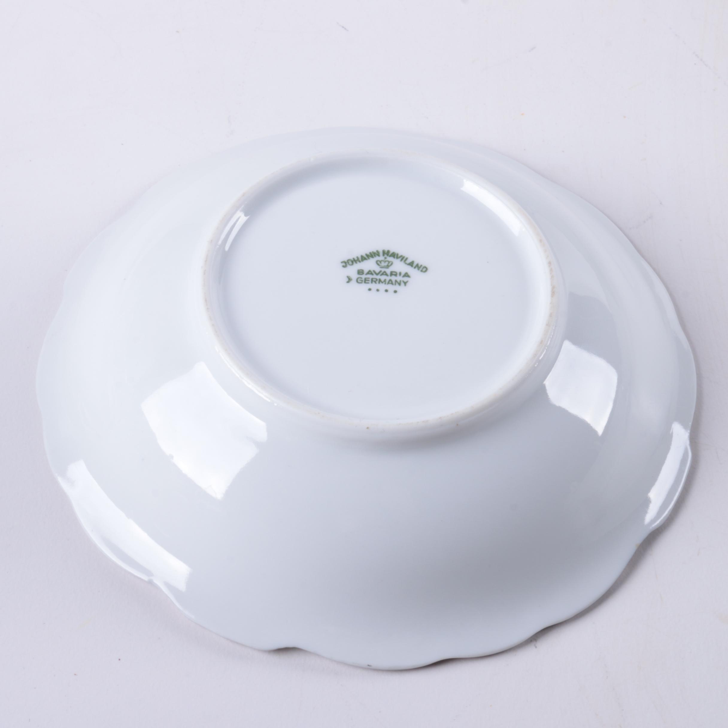 Vintage Bavarian Johann Haviland "Blue Garland" Porcelain Tea Service