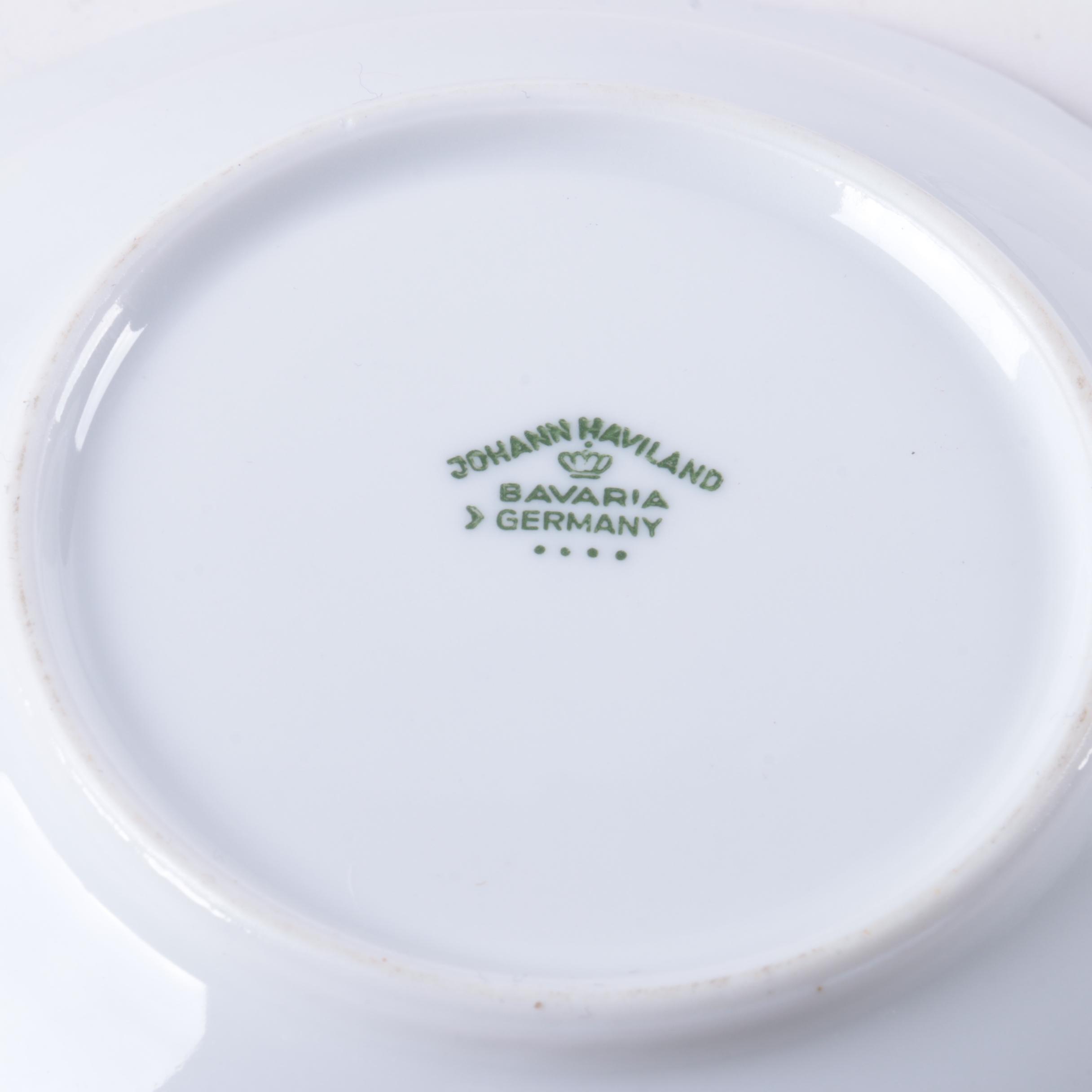 Vintage Bavarian Johann Haviland "Blue Garland" Porcelain Tea Service