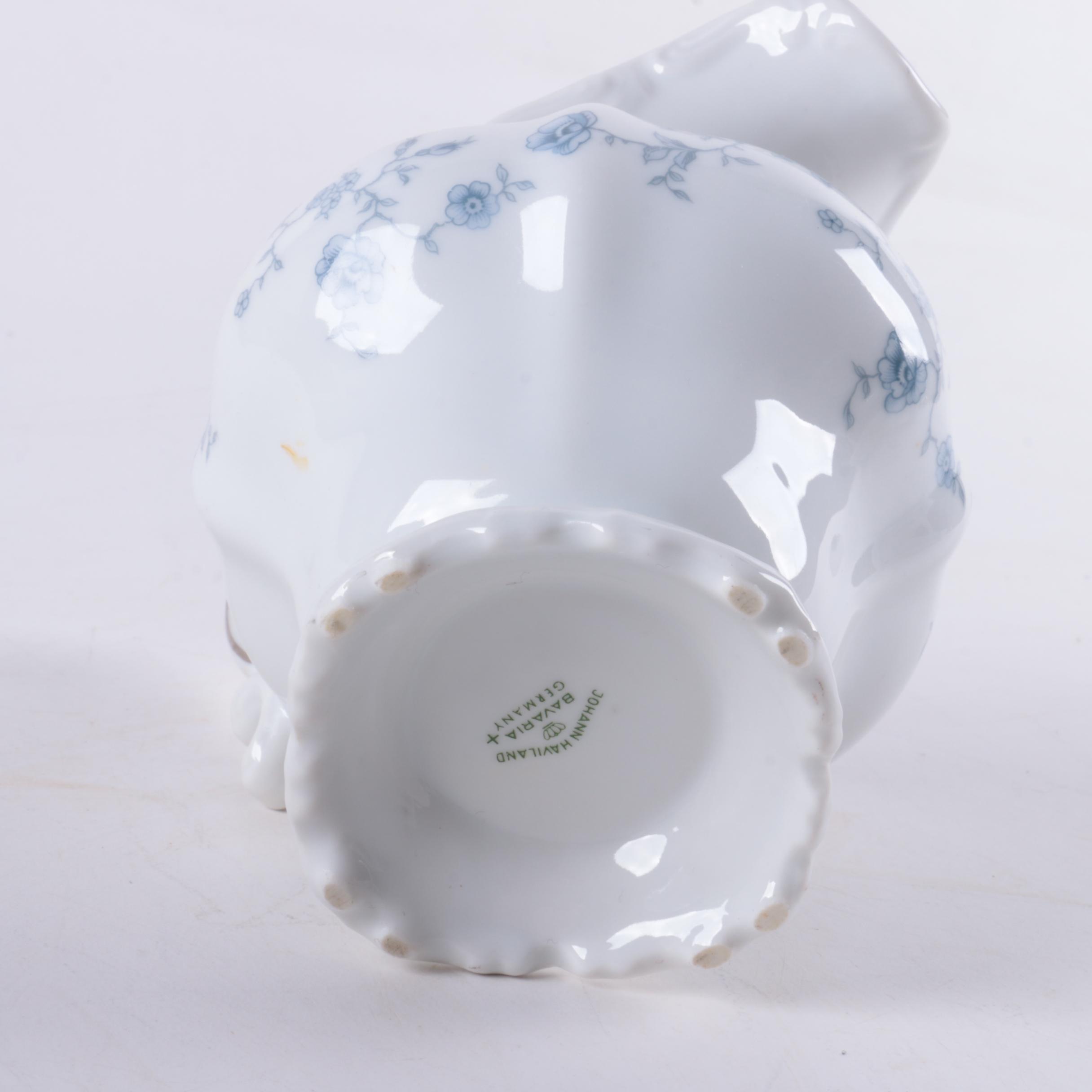 Vintage Bavarian Johann Haviland "Blue Garland" Porcelain Tea Service