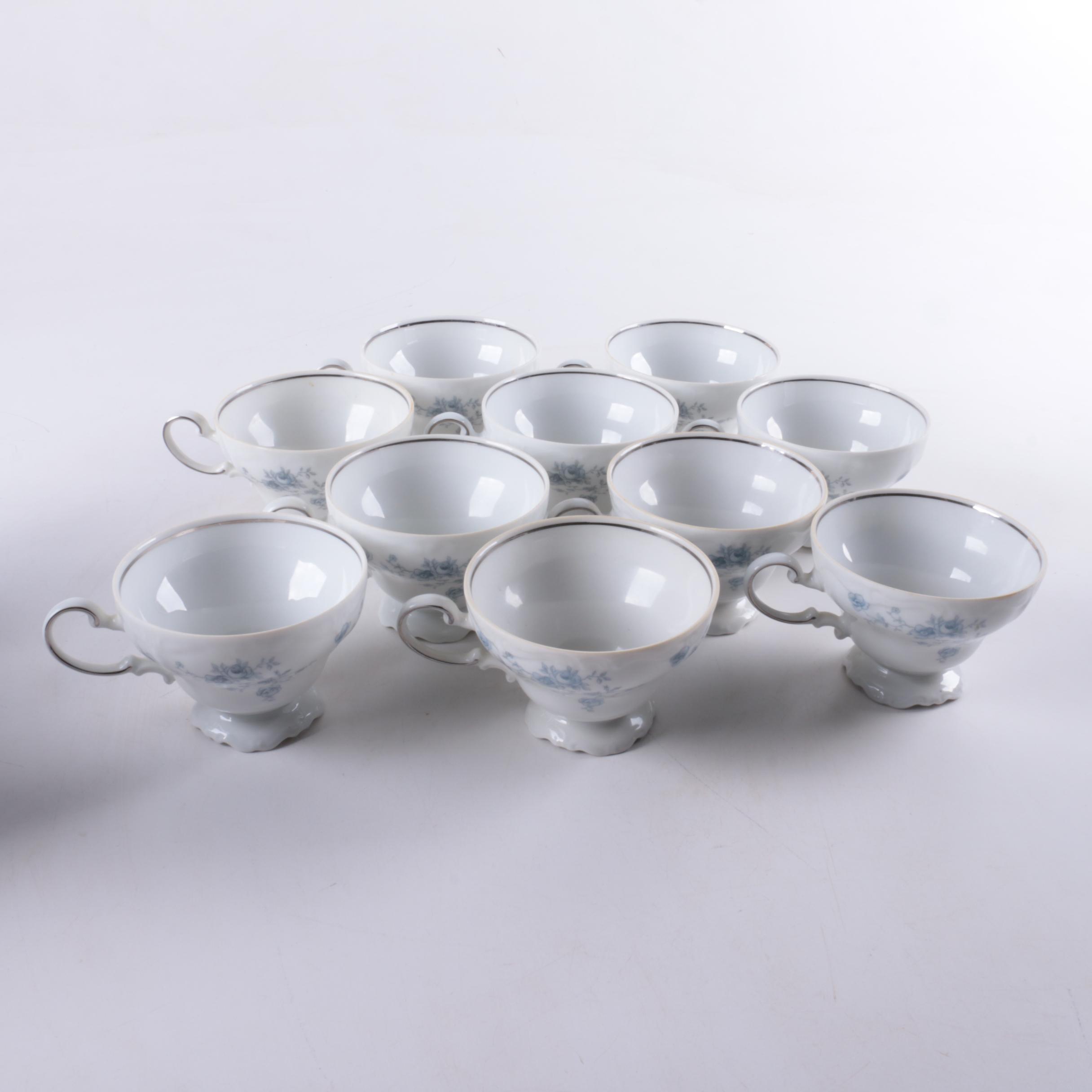 Vintage Bavarian Johann Haviland "Blue Garland" Porcelain Tea Service