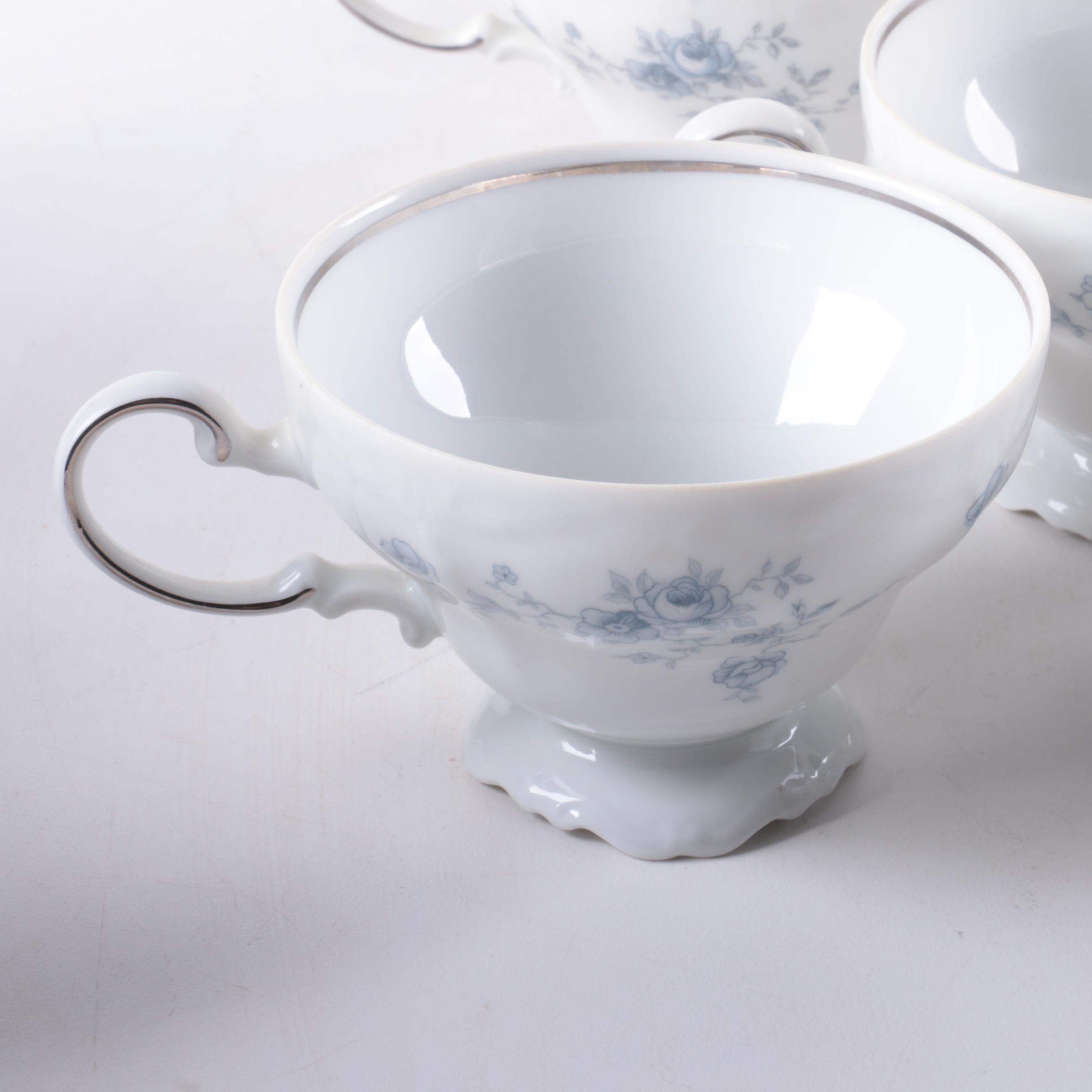 Vintage Bavarian Johann Haviland "Blue Garland" Porcelain Tea Service