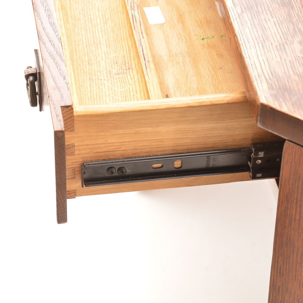 Signed Stickley Mission Collection Corner Desk