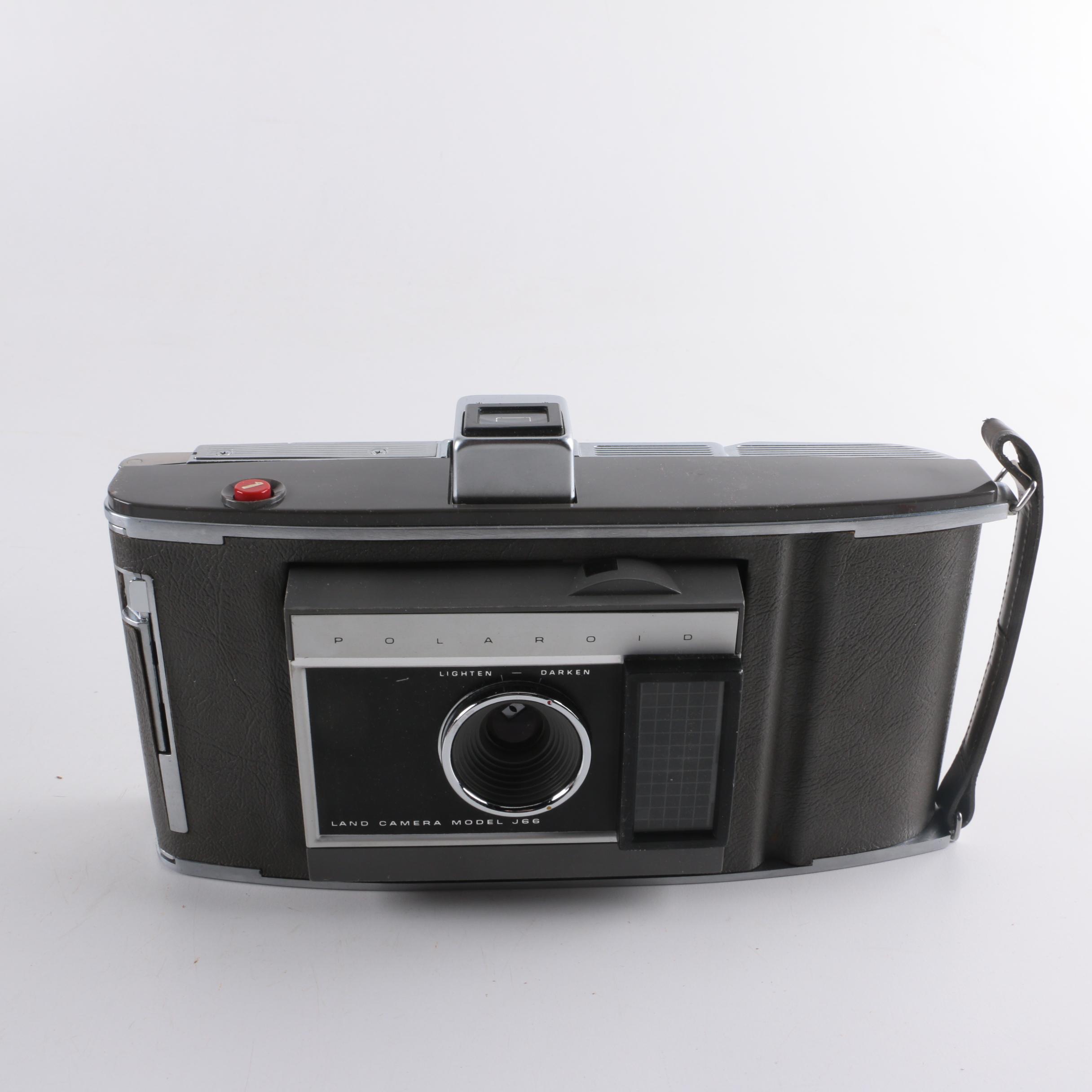 Polaroid Land Camera Model J66 with Case and Accessories