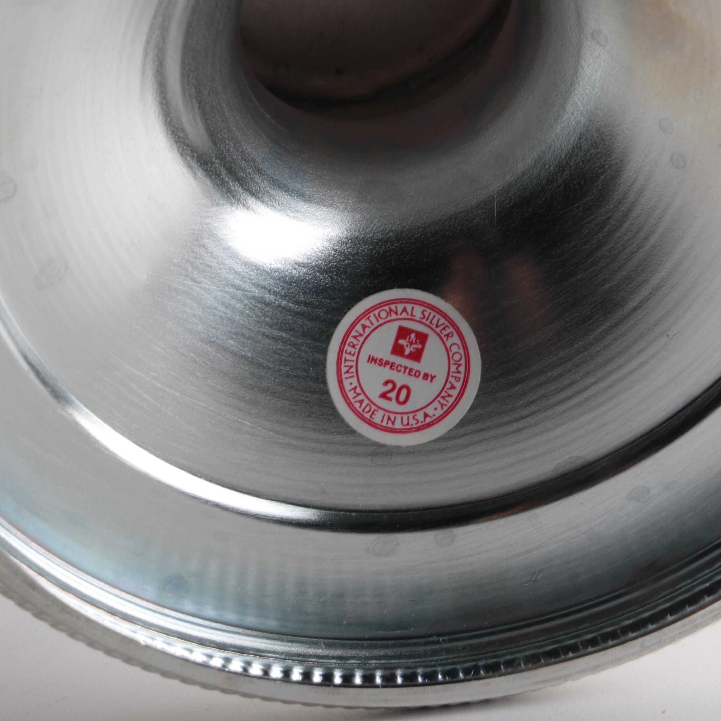 Wm Rogers Silver Plate Champagne Cooler, Nachtmann Crystal and Other Barware