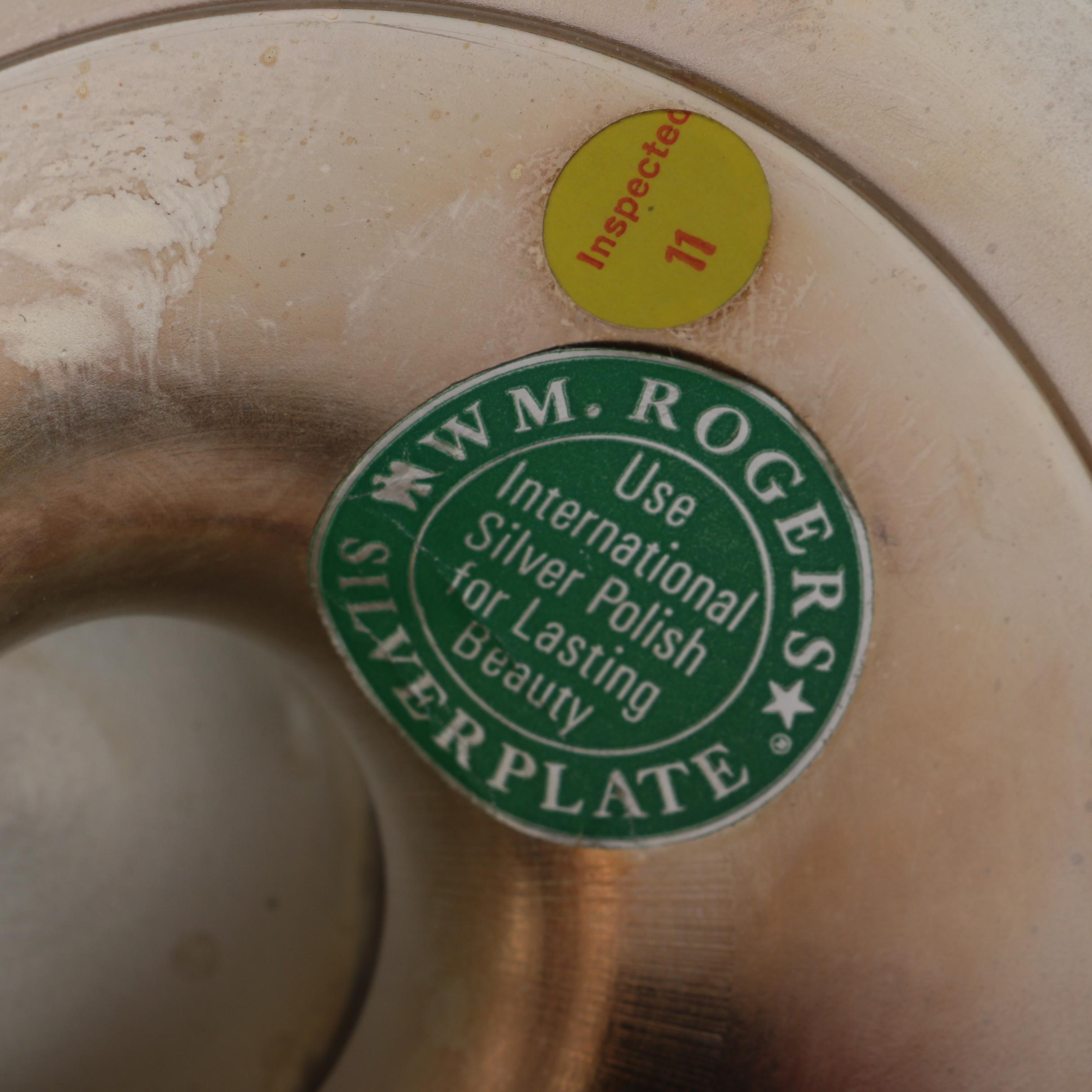 Wm Rogers Silver Plate Champagne Cooler, Nachtmann Crystal and Other Barware