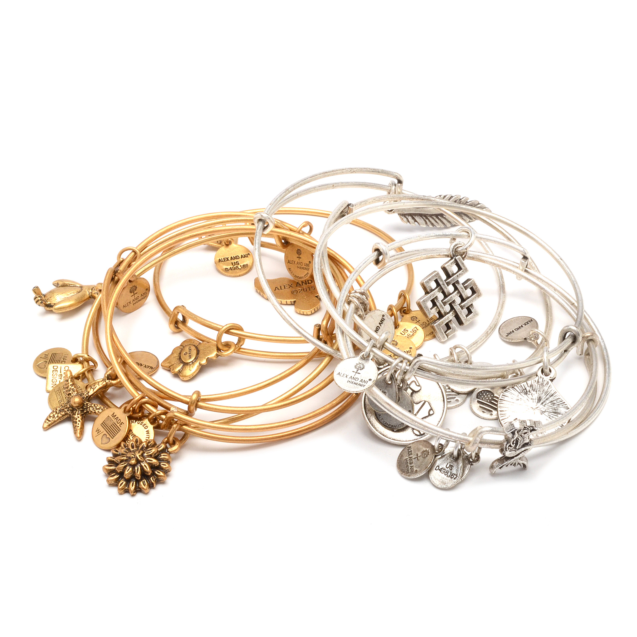 Alex and Ani Charm Bracelets