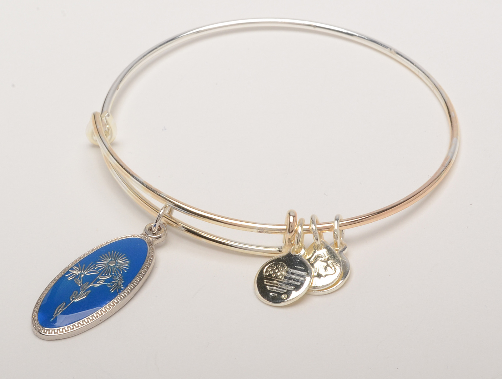 Alex and Ani Bracelets with Flower Charms