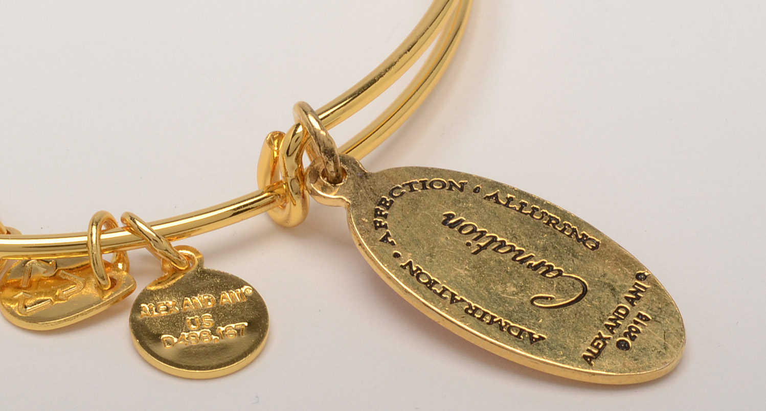 Alex and Ani Bracelets with Flower Charms