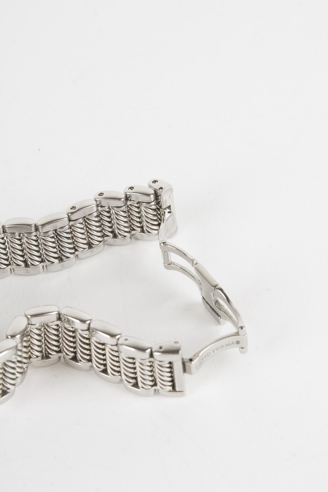 David Yurman Thoroughbred Stainless Steel Diamond Watch