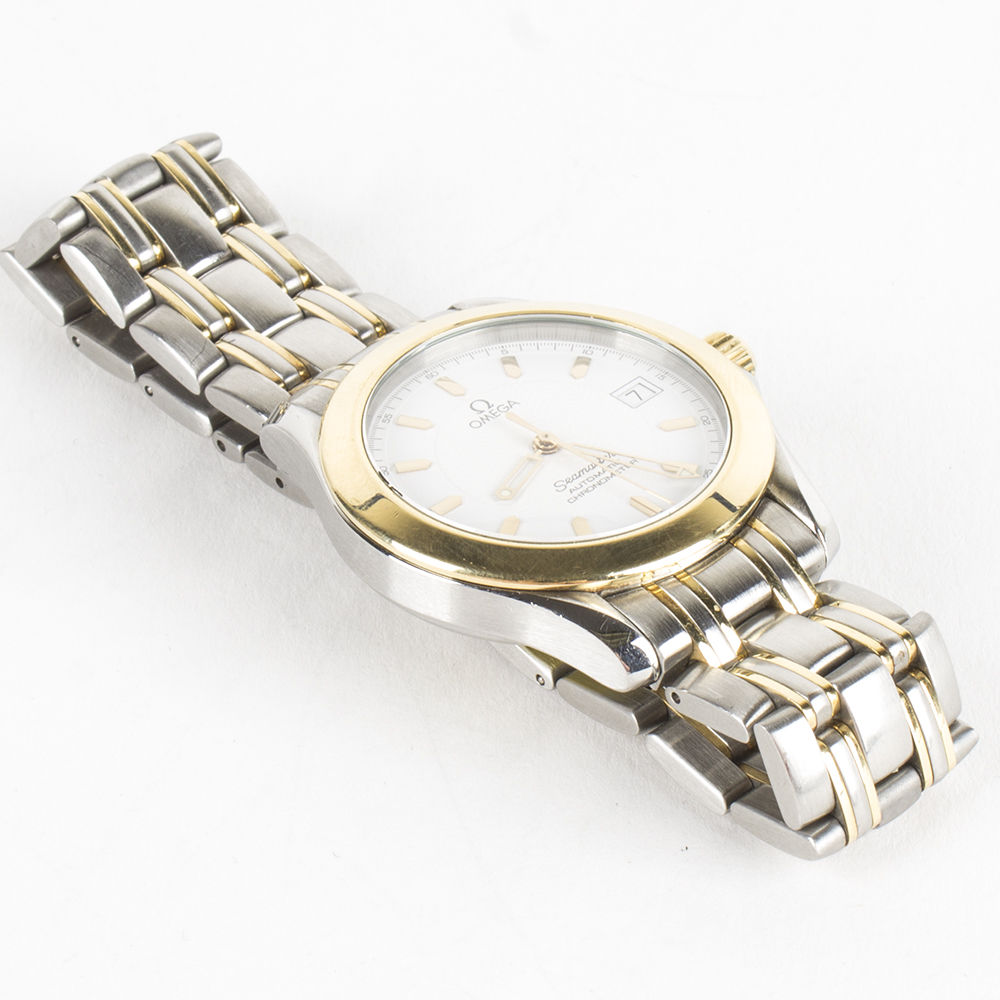 Omega Gold and Stainless Steel Seamaster Chronometer Watch