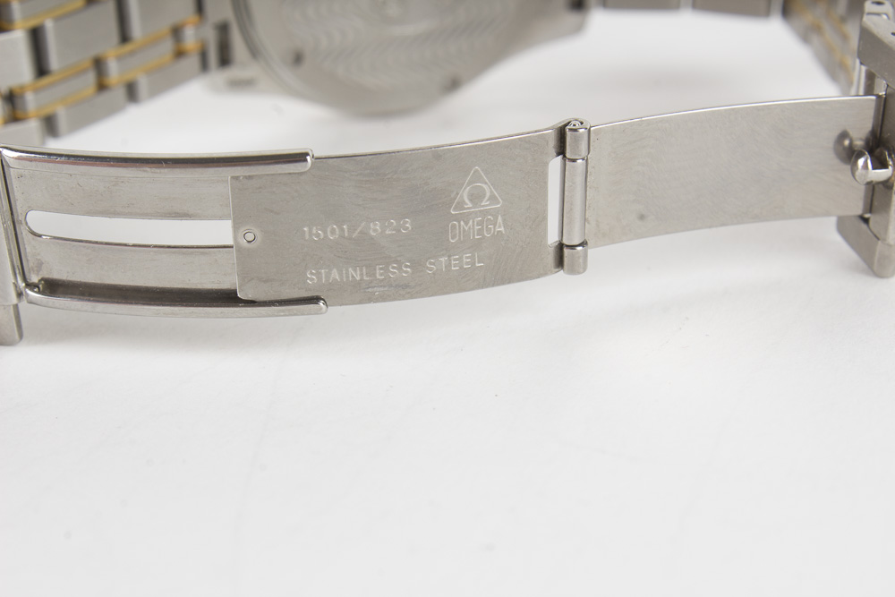 Omega Gold and Stainless Steel Seamaster Chronometer Watch