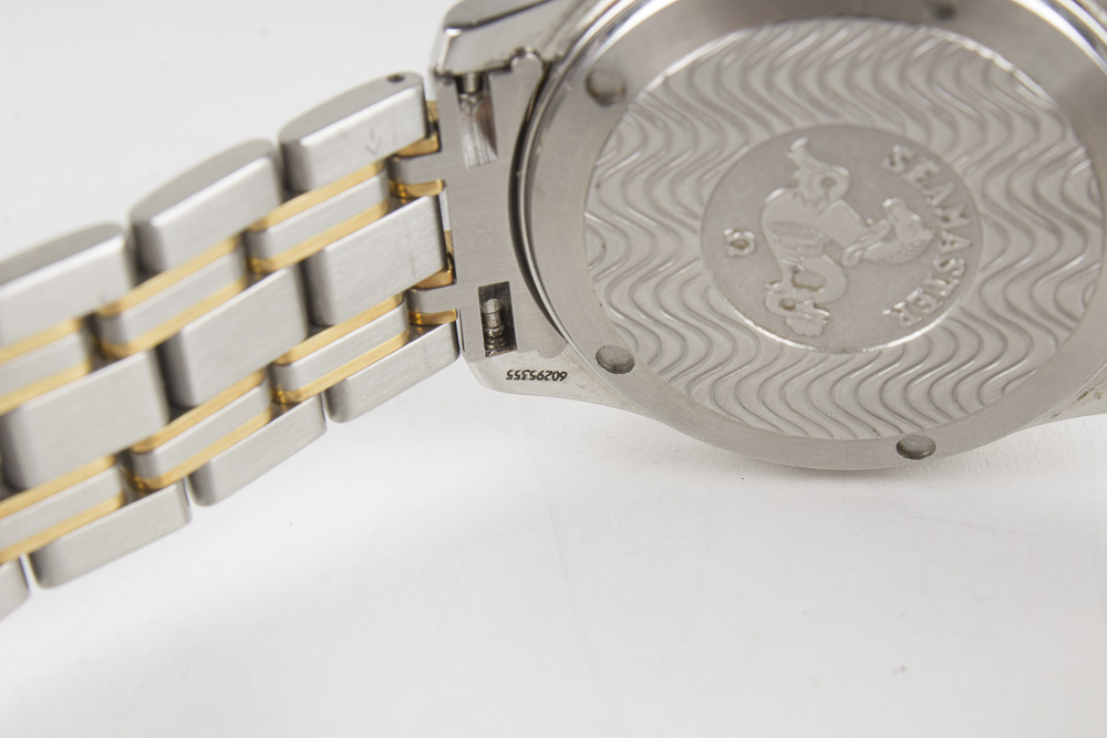 Omega Gold and Stainless Steel Seamaster Chronometer Watch