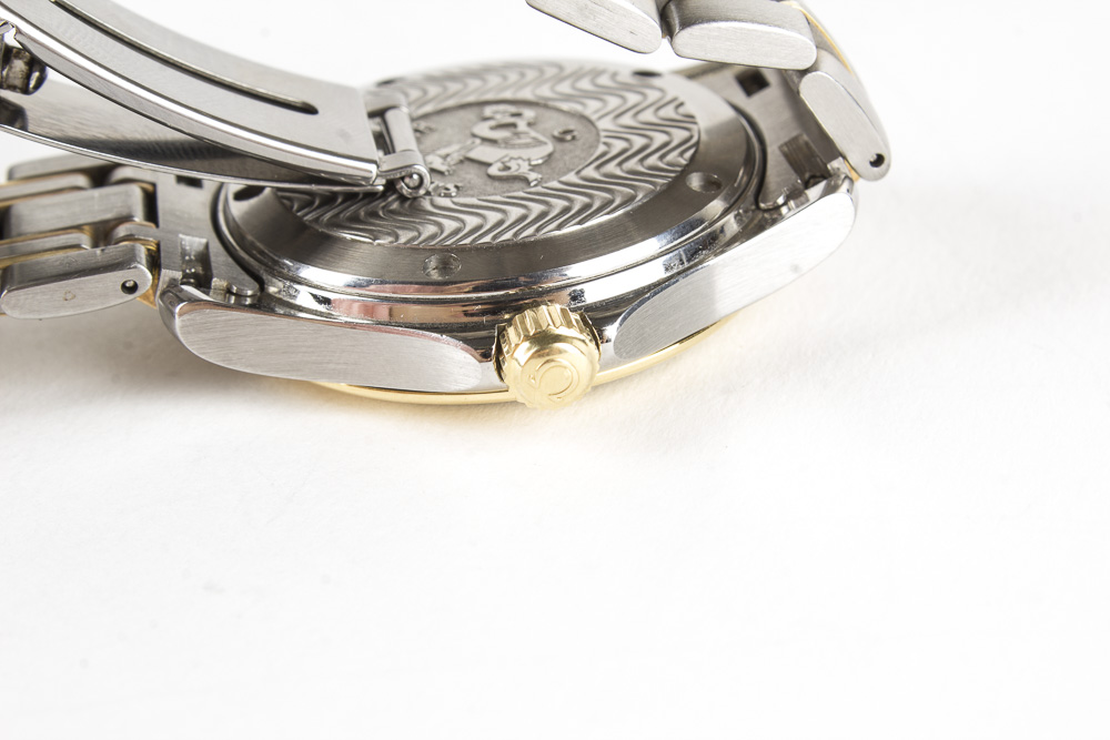 Omega Gold and Stainless Steel Seamaster Chronometer Watch